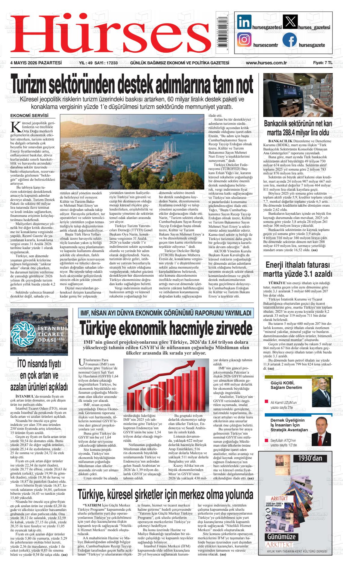 Hürses Gazetesi 04.05.2026