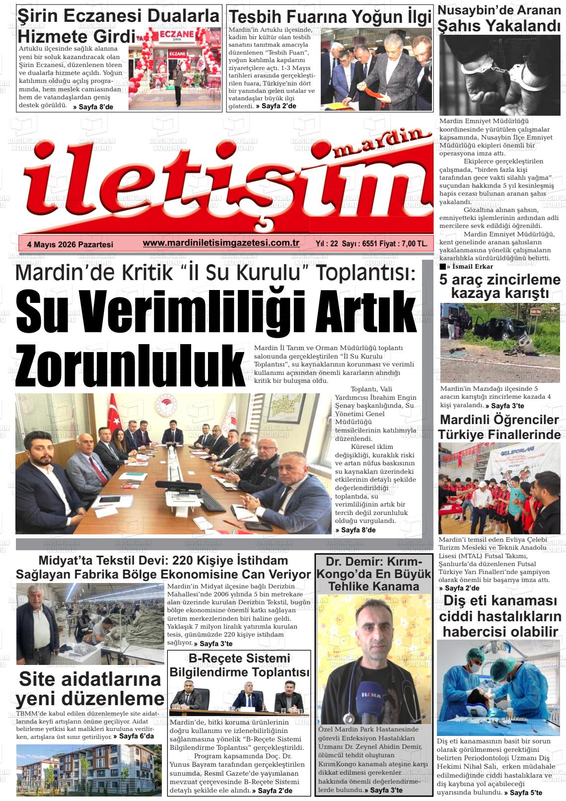 Mardin Iletisim 04.05.2026