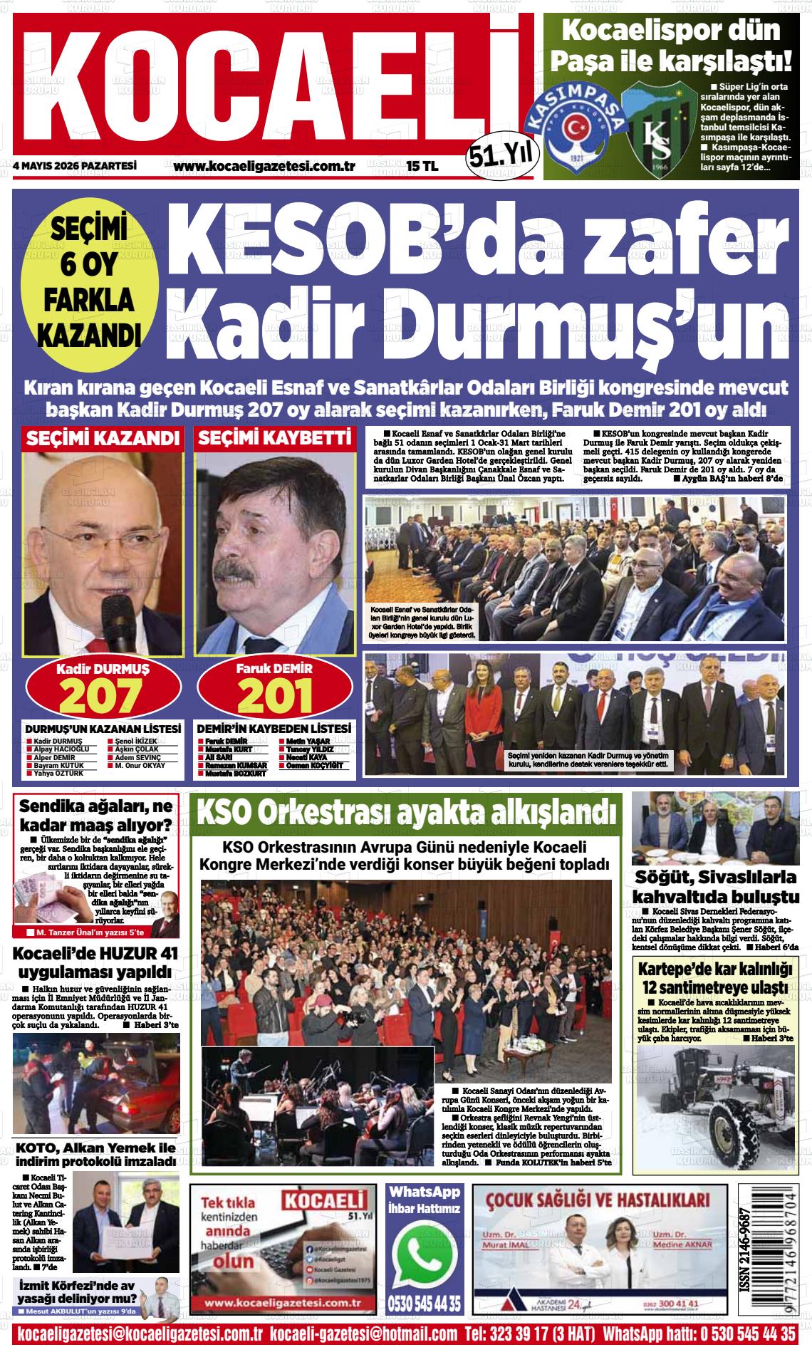Kocaeli 04.05.2026