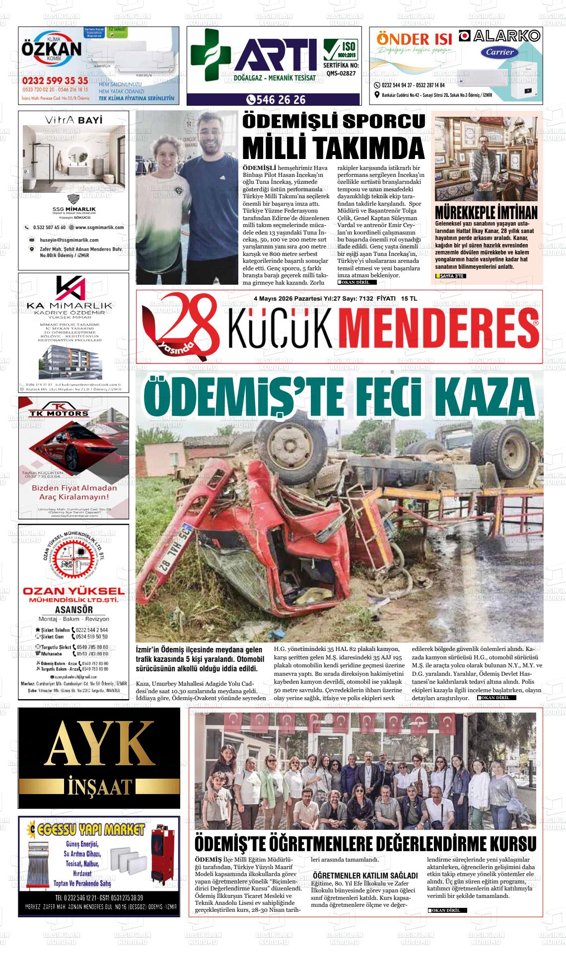 Izmir Kucukmenderes 04.05.2026