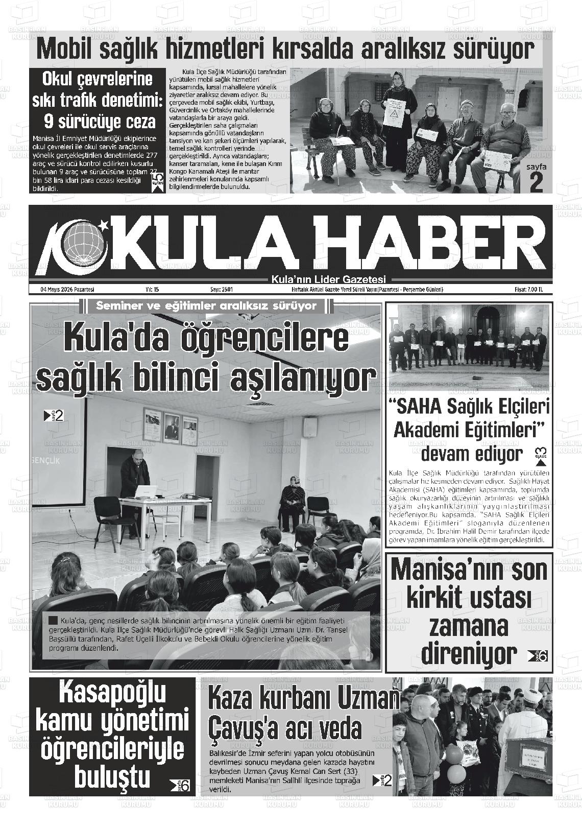 Manisa Kulahaber 04.05.2026