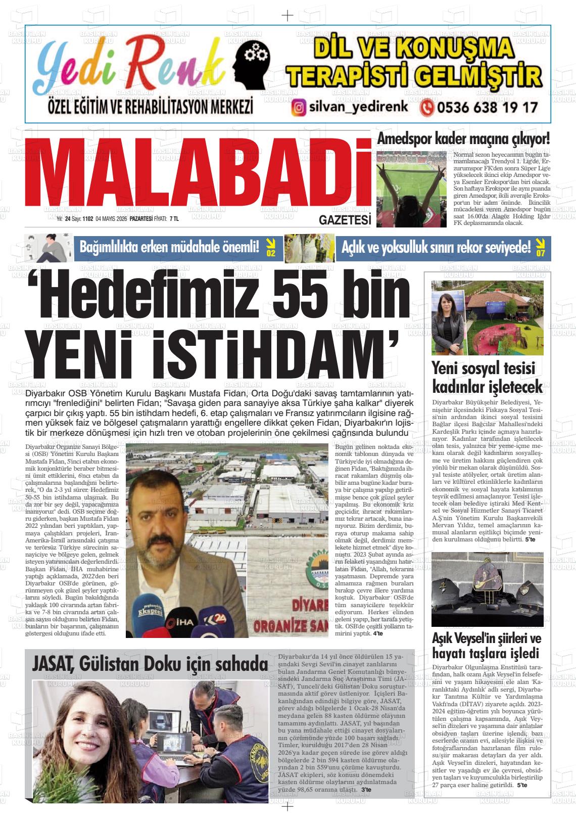 Diyarbakir Mezopotamya 04.05.2026
