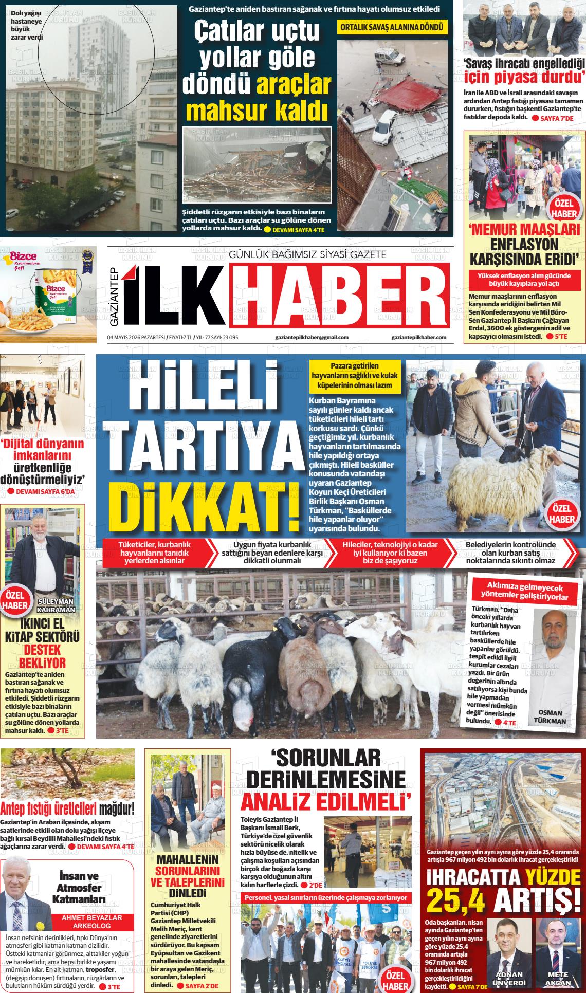 Sabah(gaziantep) 04.05.2026