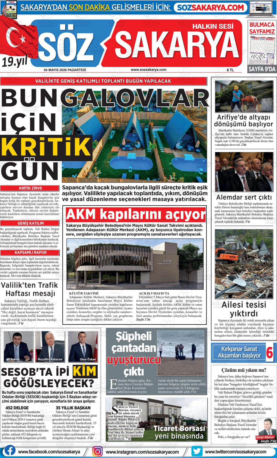Sakarya Halk 04.05.2026