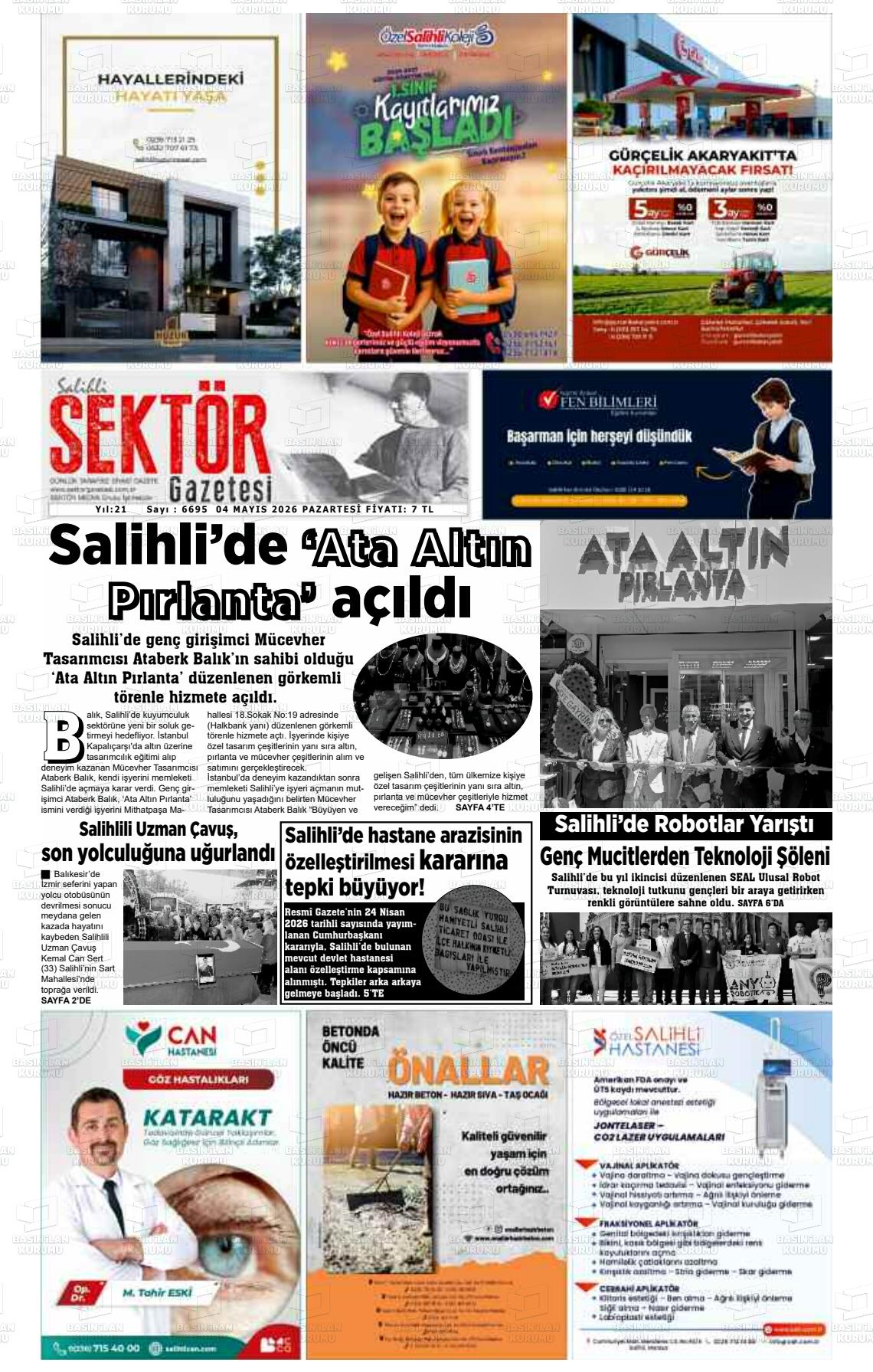 Manisa Salihlisektor 04.05.2026