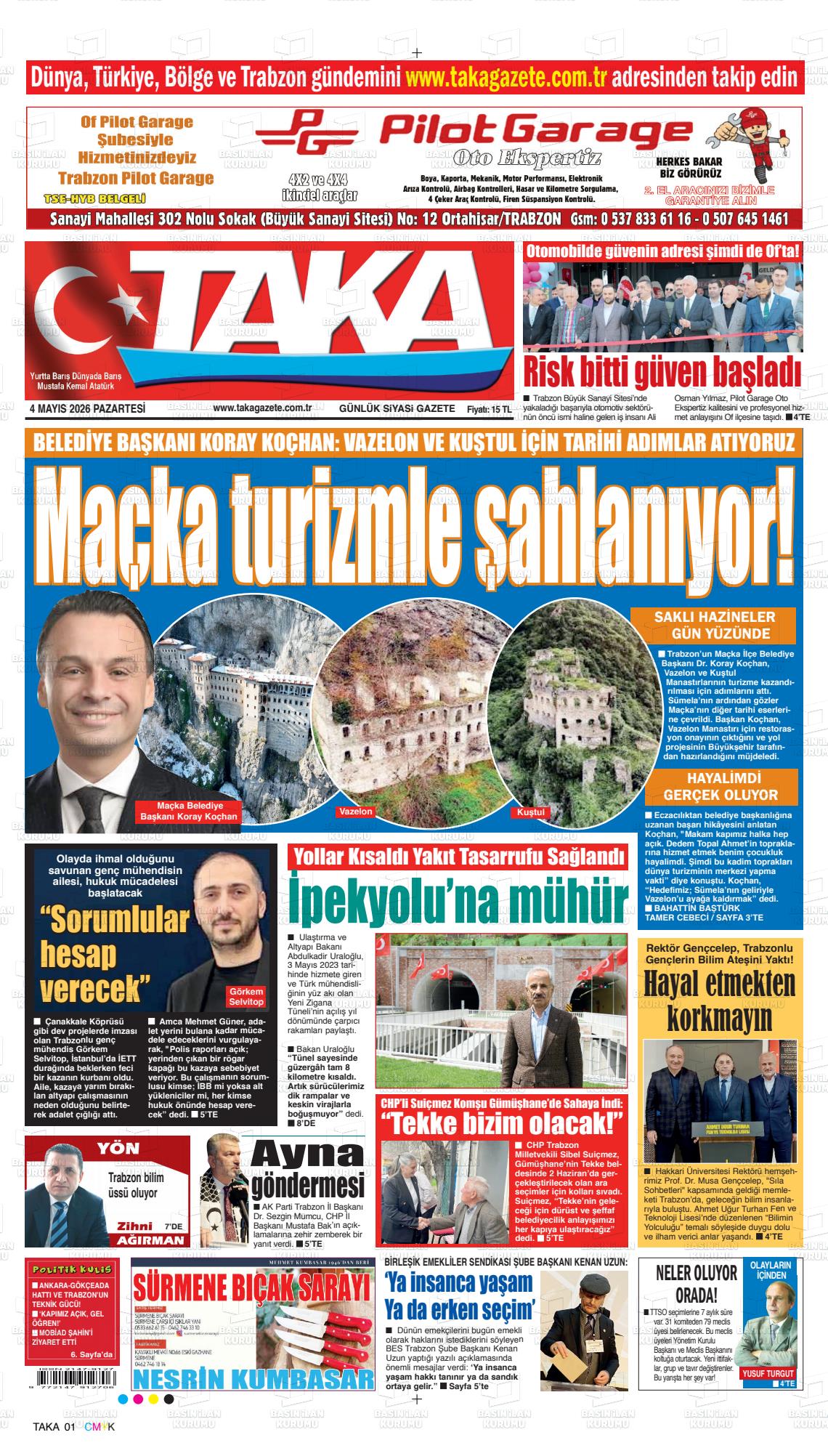 Trabzon Taka 04.05.2026