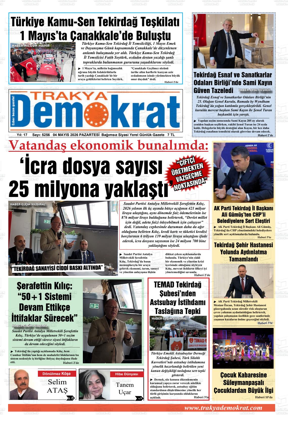 Tekirdag Trakyademokrat 04.05.2026