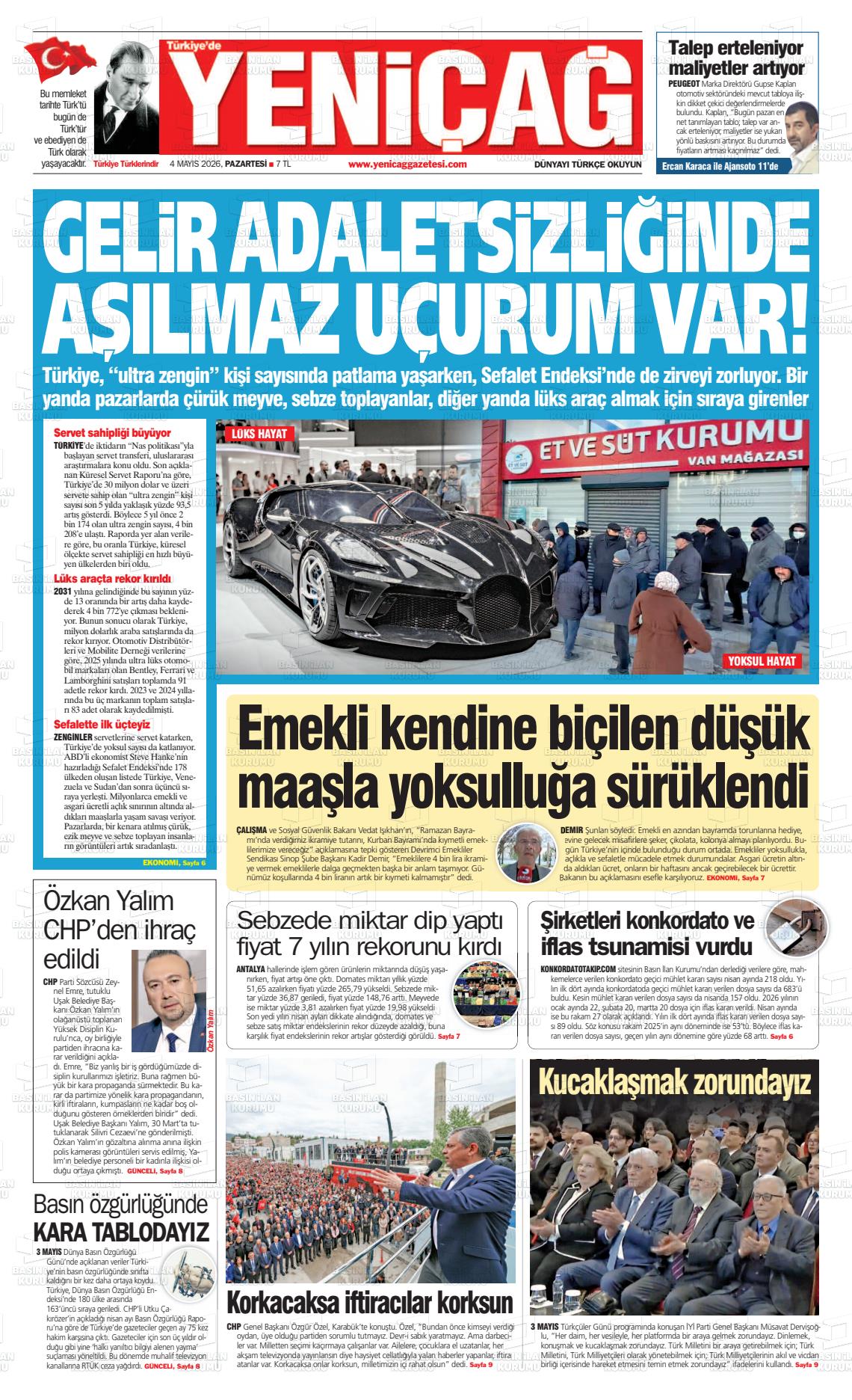Istanbul Turkiyedeyenicag 04.05.2026