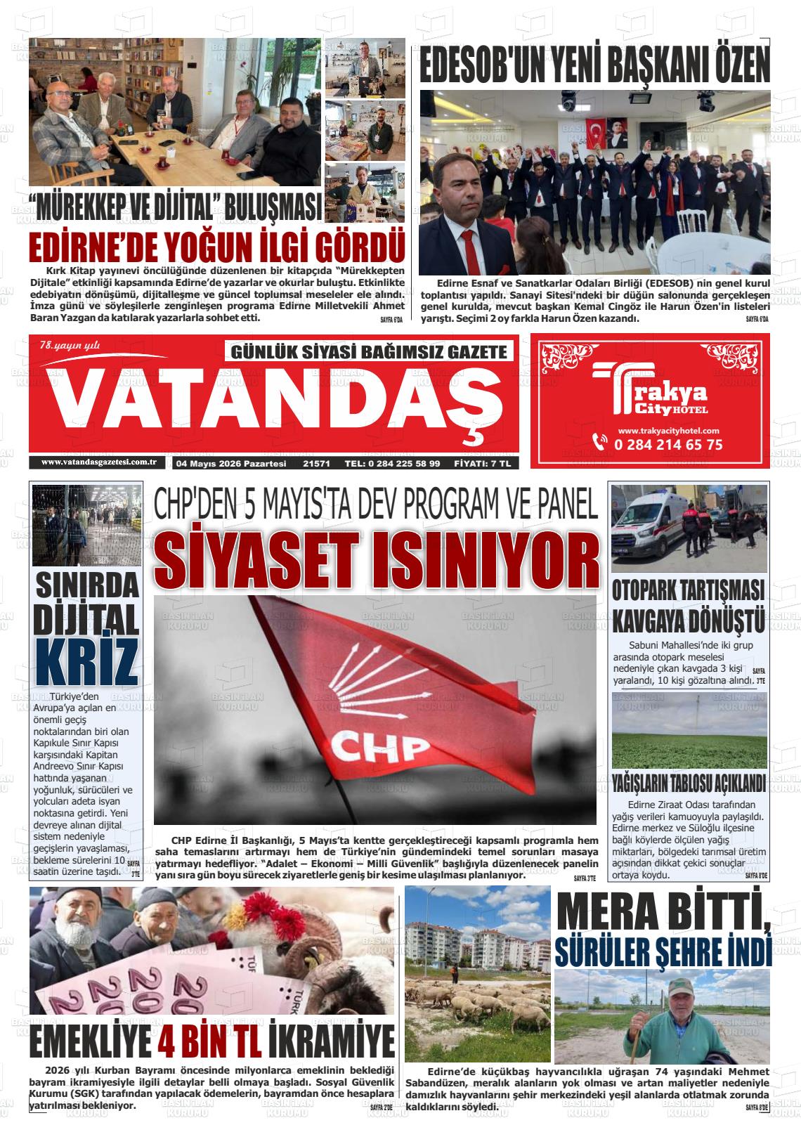Edirne Vatandas 04.05.2026