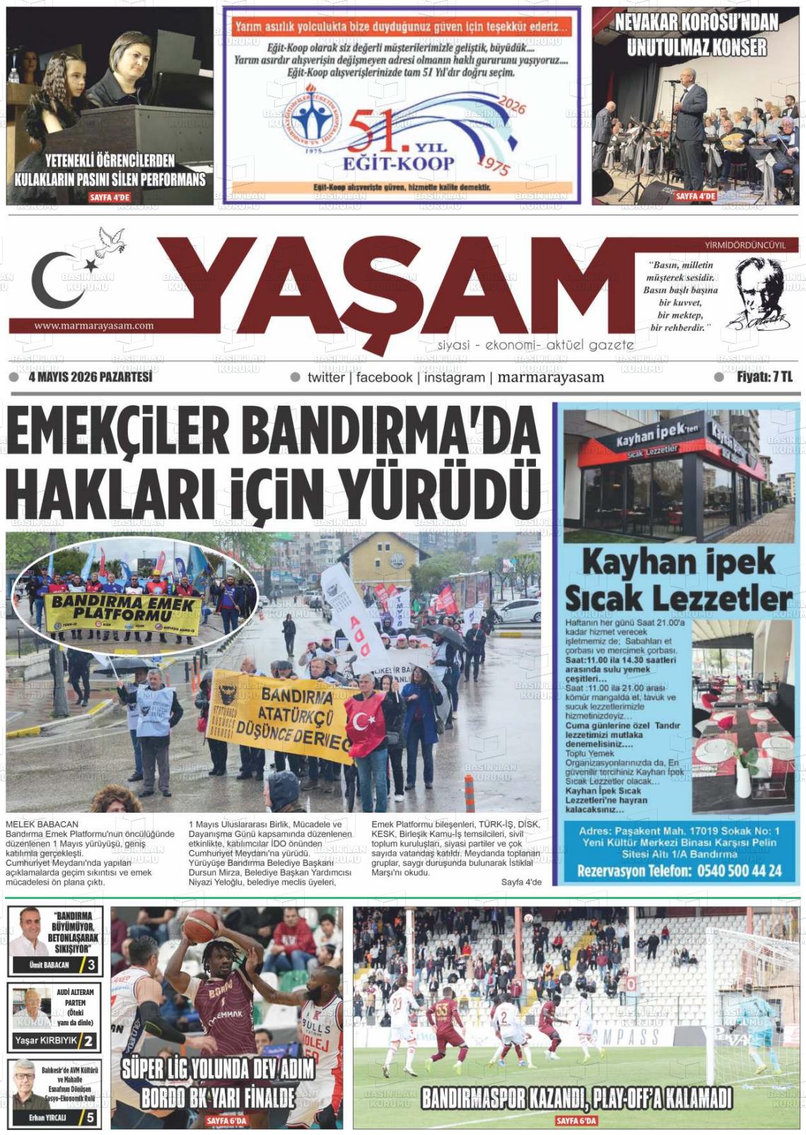 Canakkale Yasam 04.05.2026