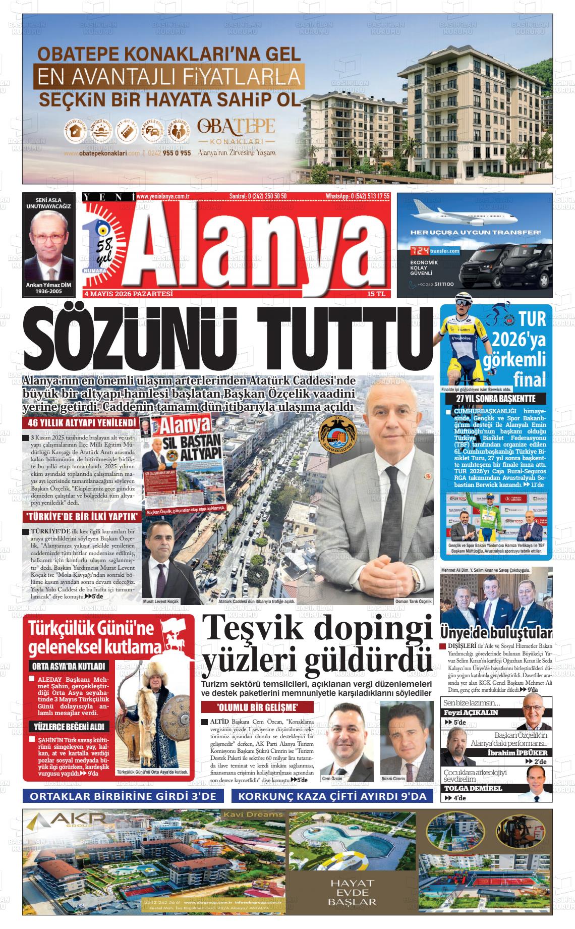 Antalya Yenialanya 04.05.2026