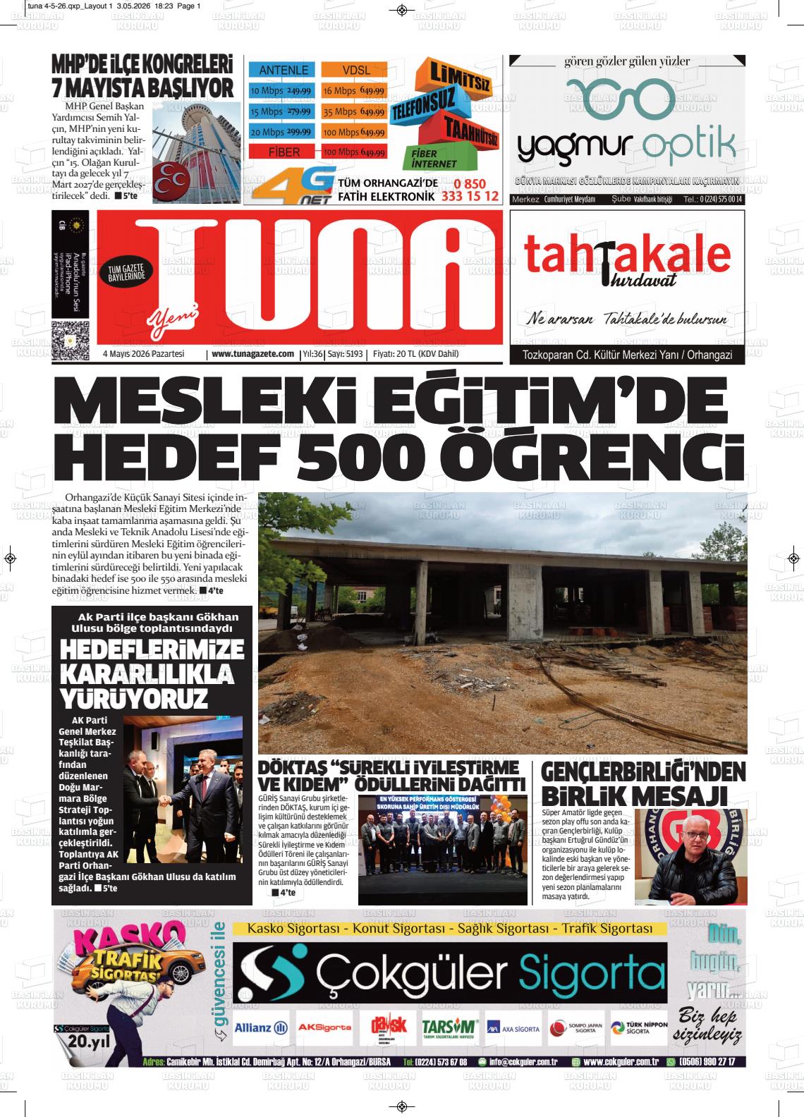 Izmir Yenigun 04.05.2026