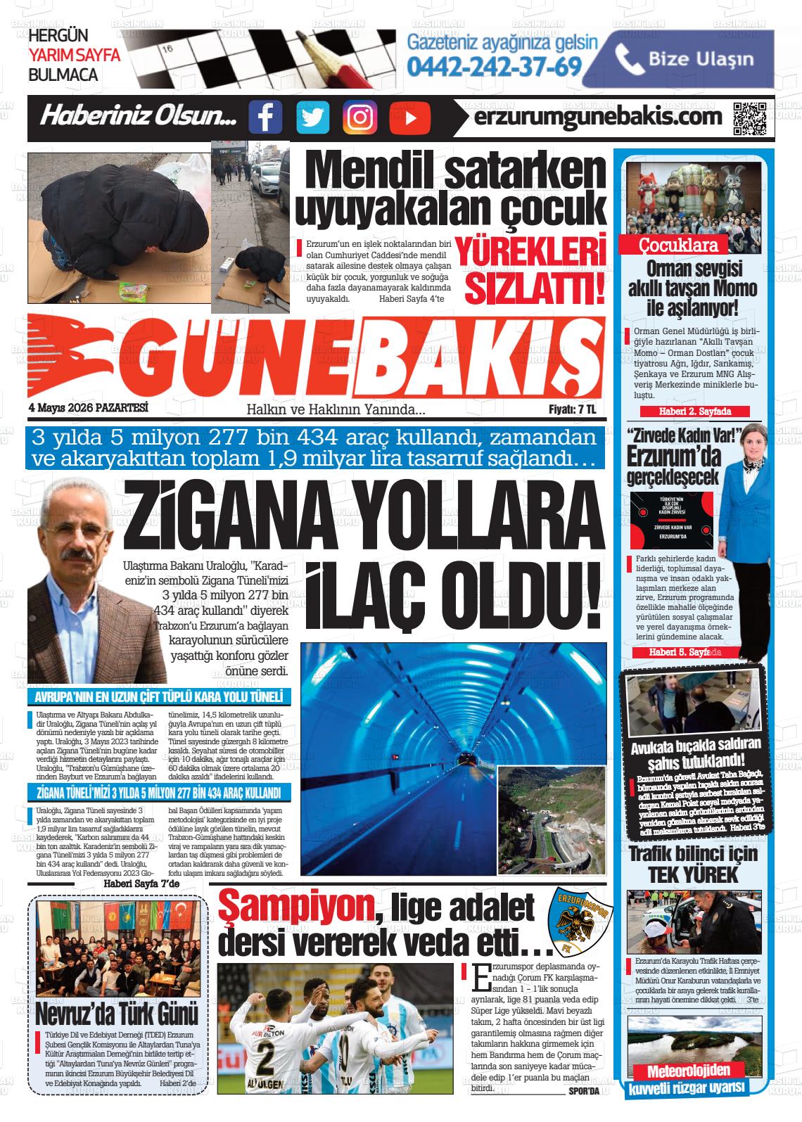 Erzurum Yenikusak 04.05.2026