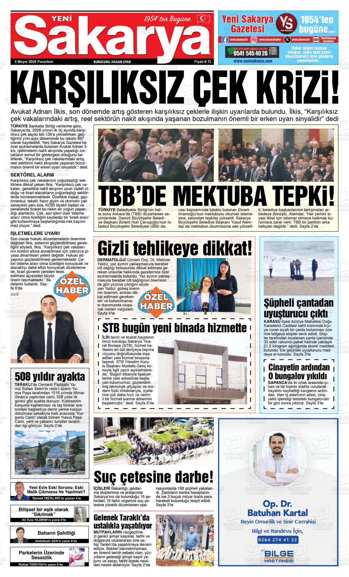 Sakarya Yeni 04.05.2026