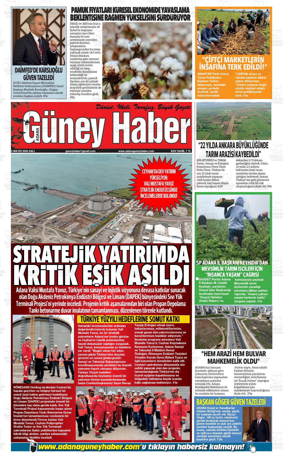 Adana Guneyhaber 05.05.2026