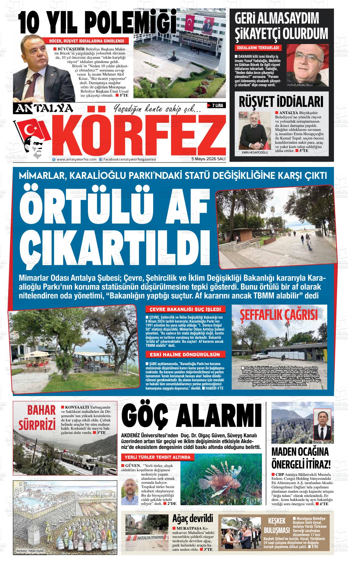 Antalya Korfez 05.05.2026