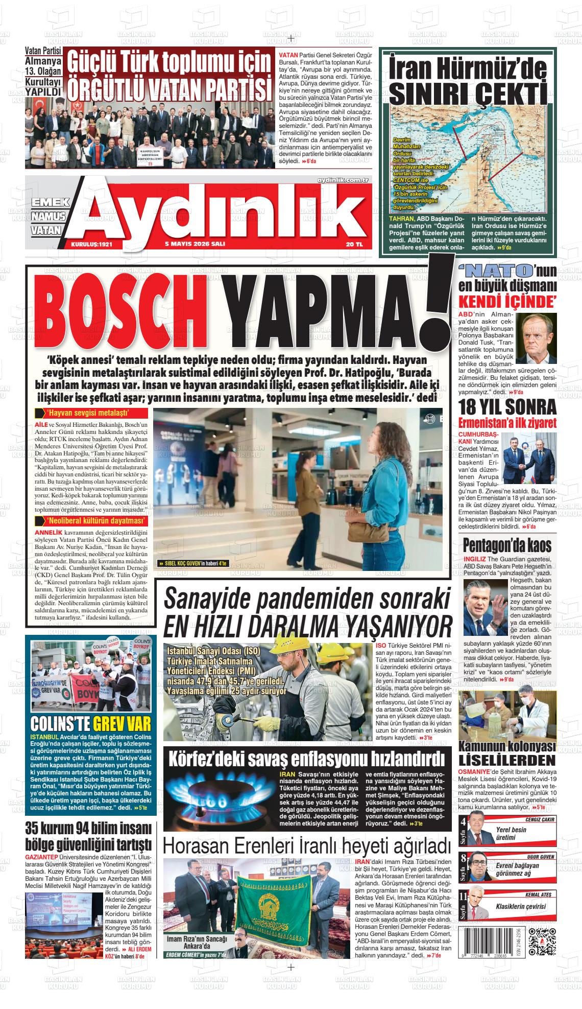 Istanbul Aydinlikvatanemeknamus 05.05.2026