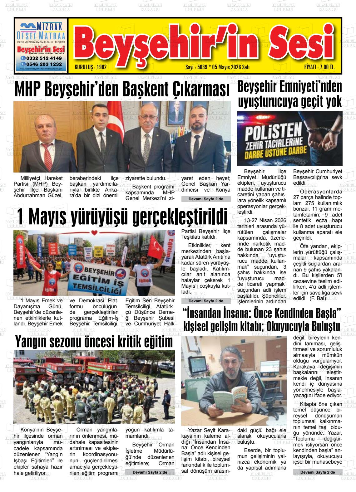 Konya Beysehirinsesi 05.05.2026