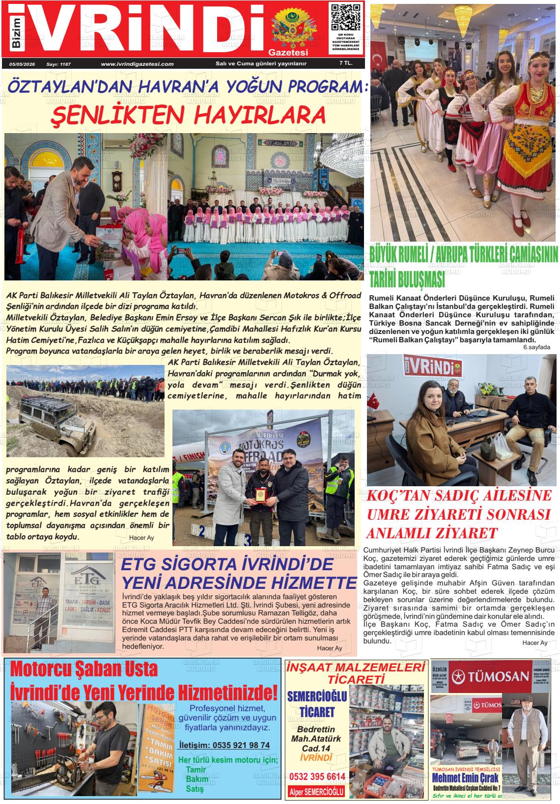 Balikesir Bizimivrindi 05.05.2026