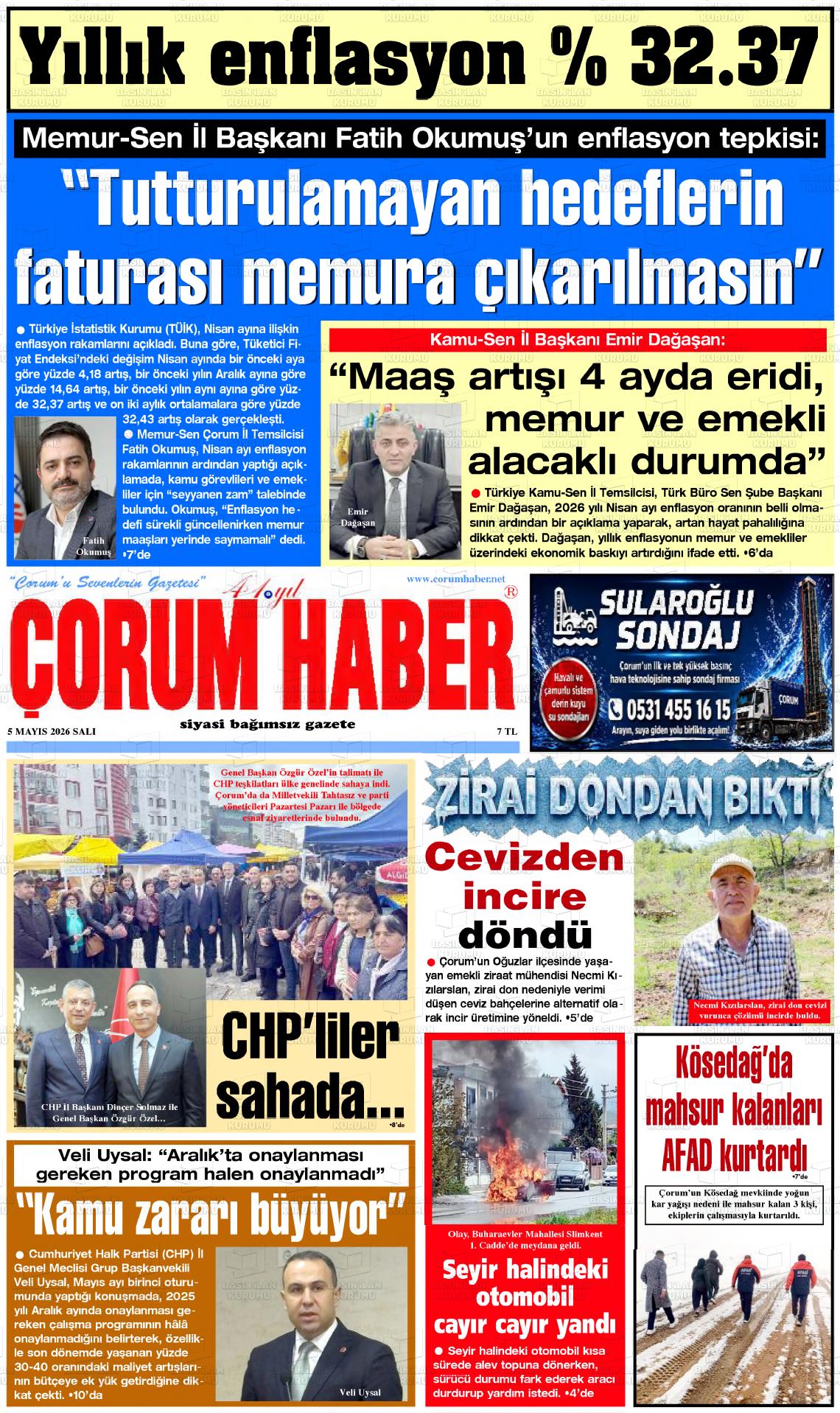 Corum Haber 05.05.2026
