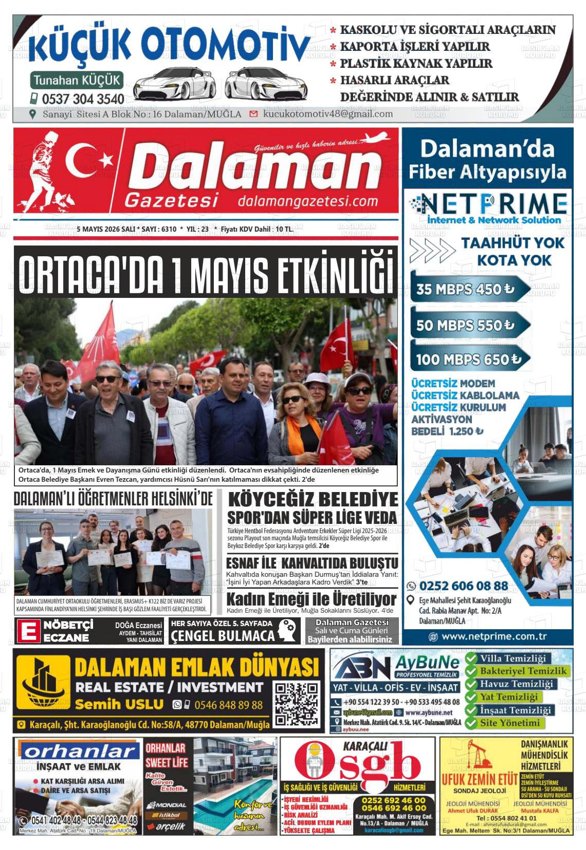 Mugla Dalaman 05.05.2026