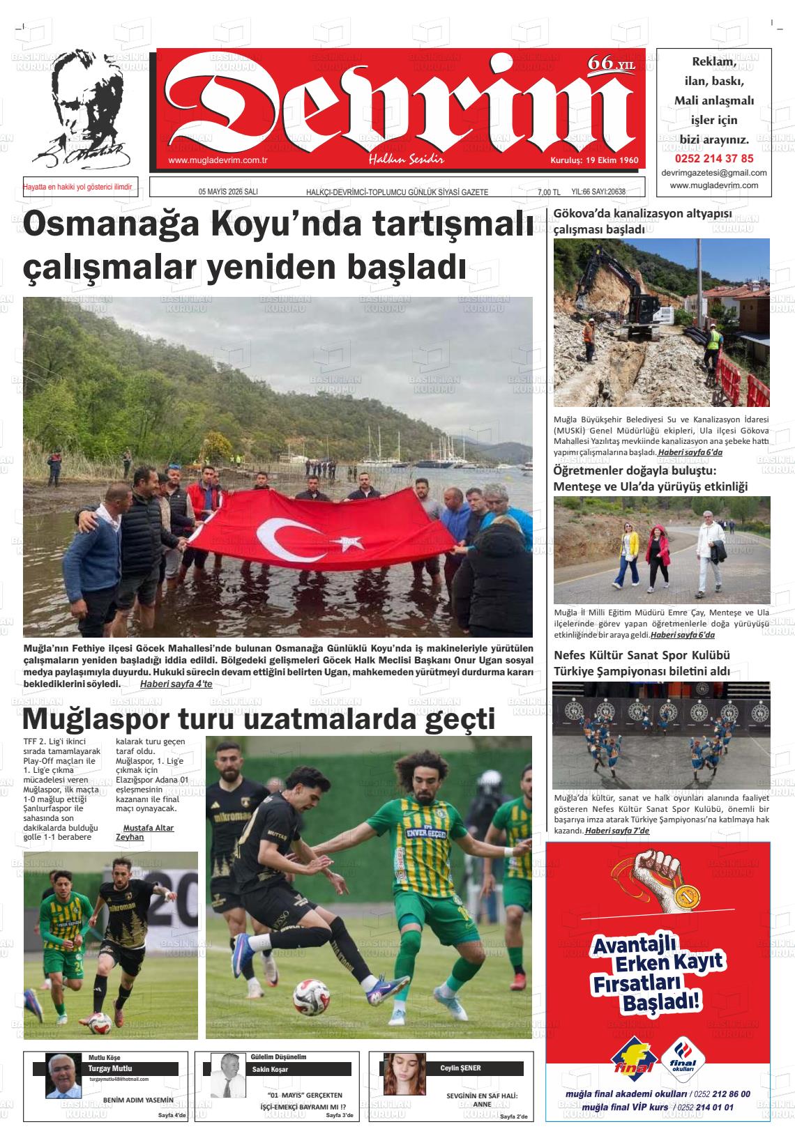 Tekirdag Devrim 05.05.2026