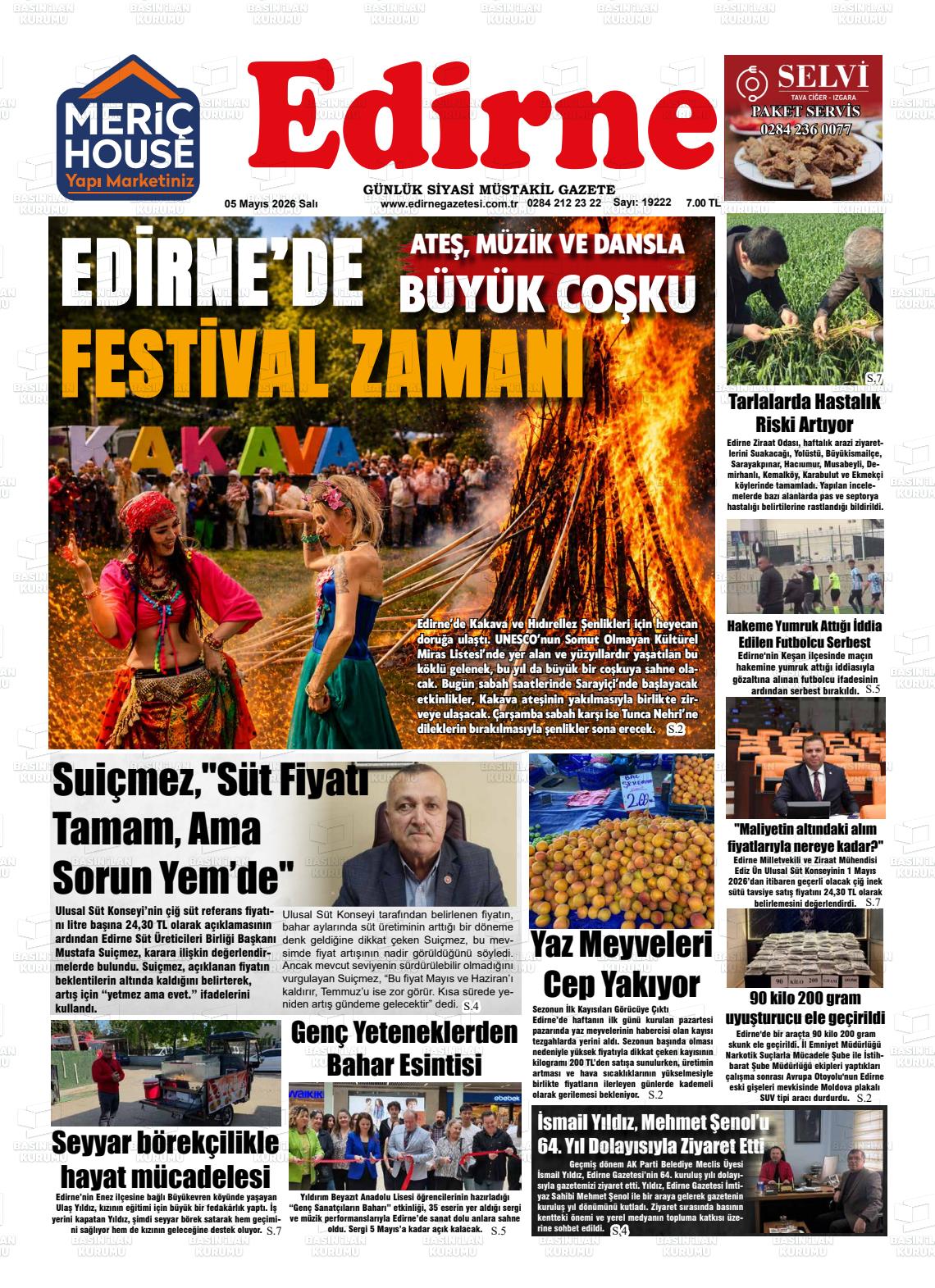 Edirne 05.05.2026