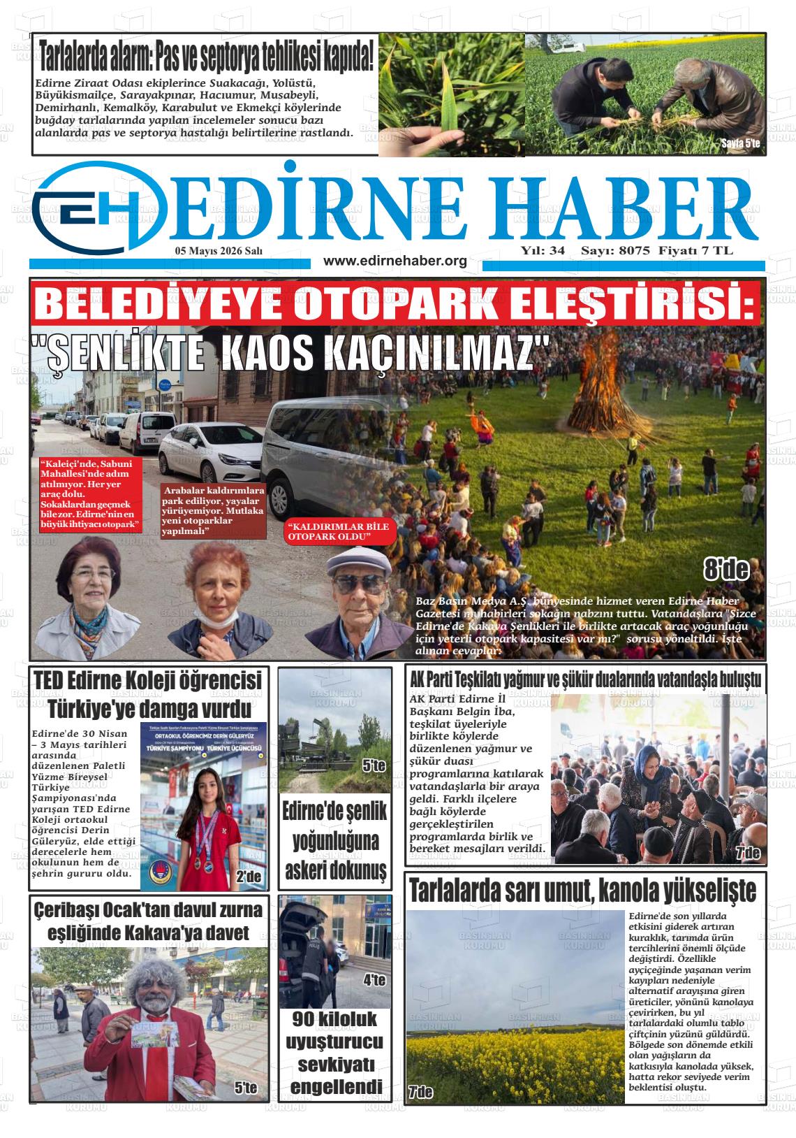 Edirne Haber 05.05.2026