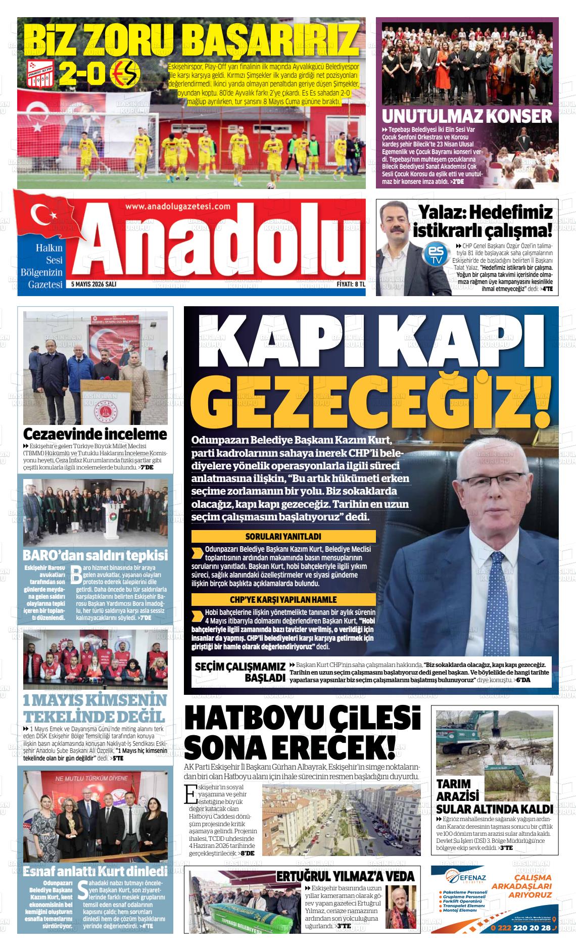 Eskisehir Anadolu 05.05.2026