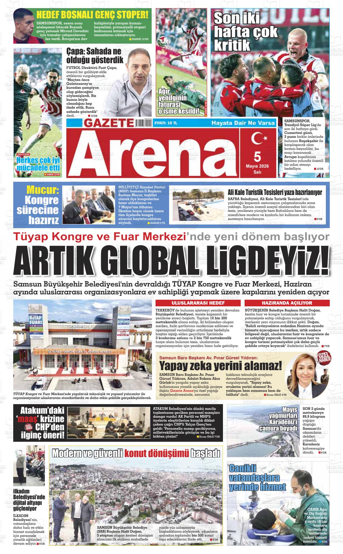 Samsun Gazetearena 05.05.2026