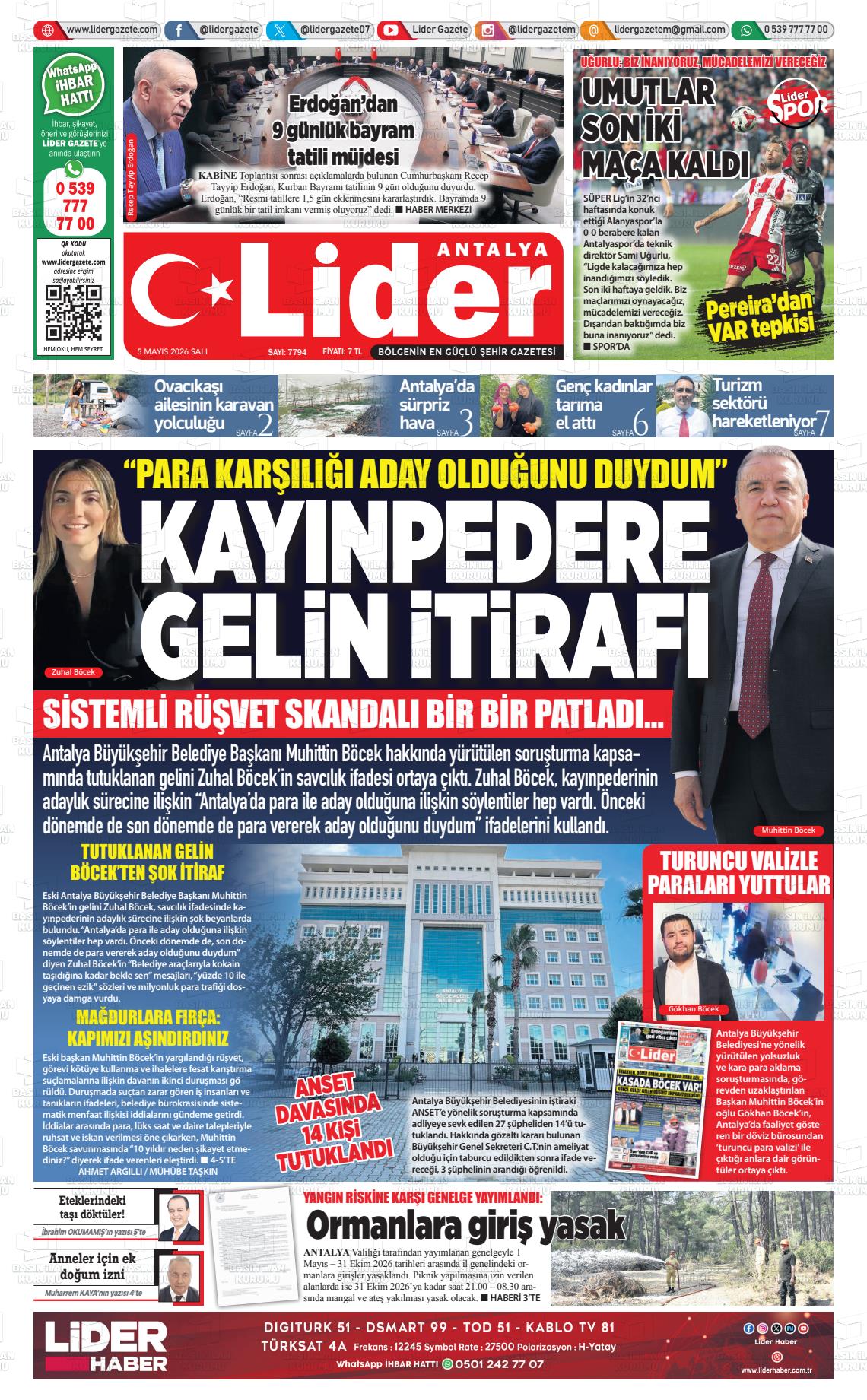 Antalya Gazetebir 05.05.2026