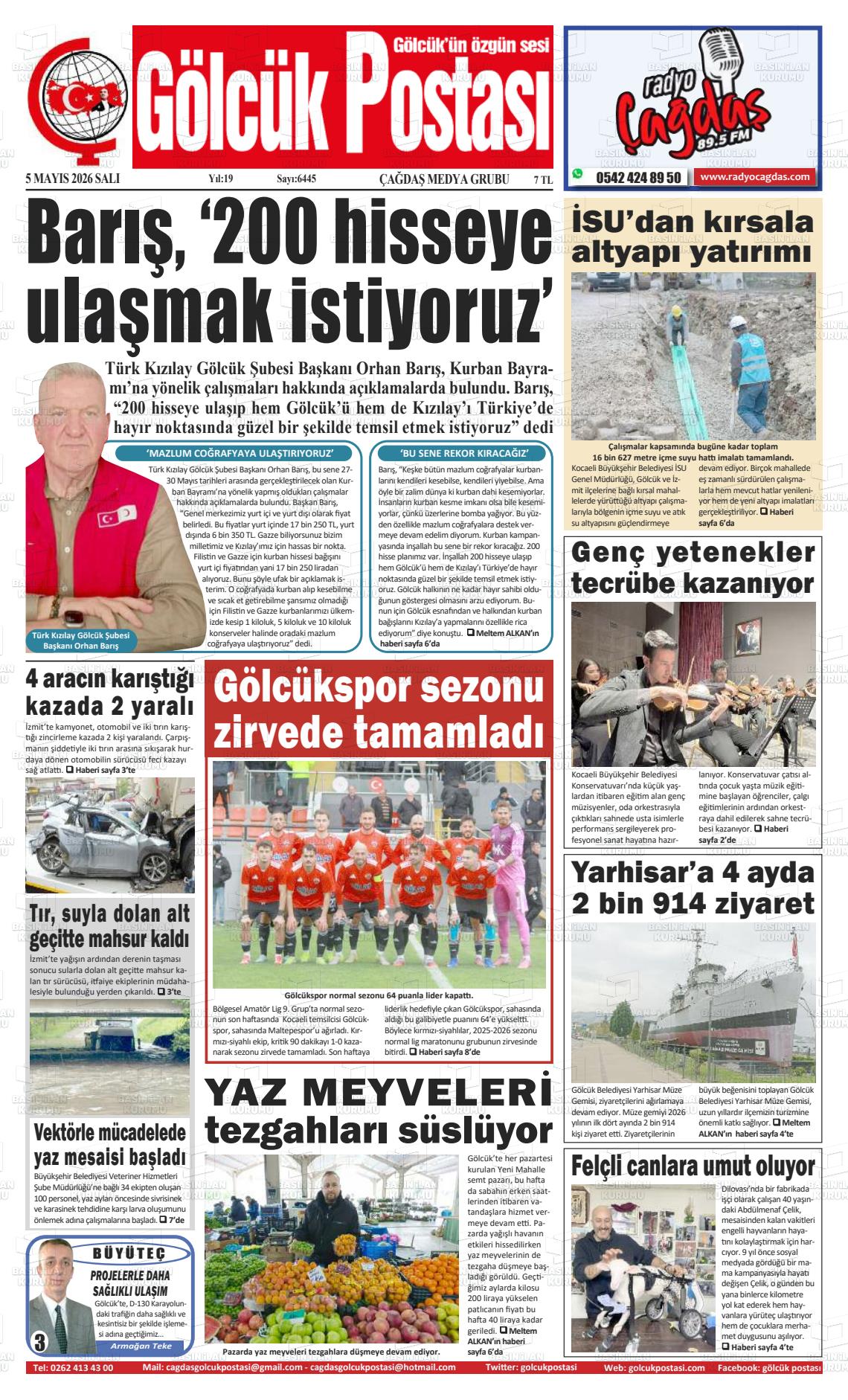 Kocaeli Golcukpostasi 05.05.2026