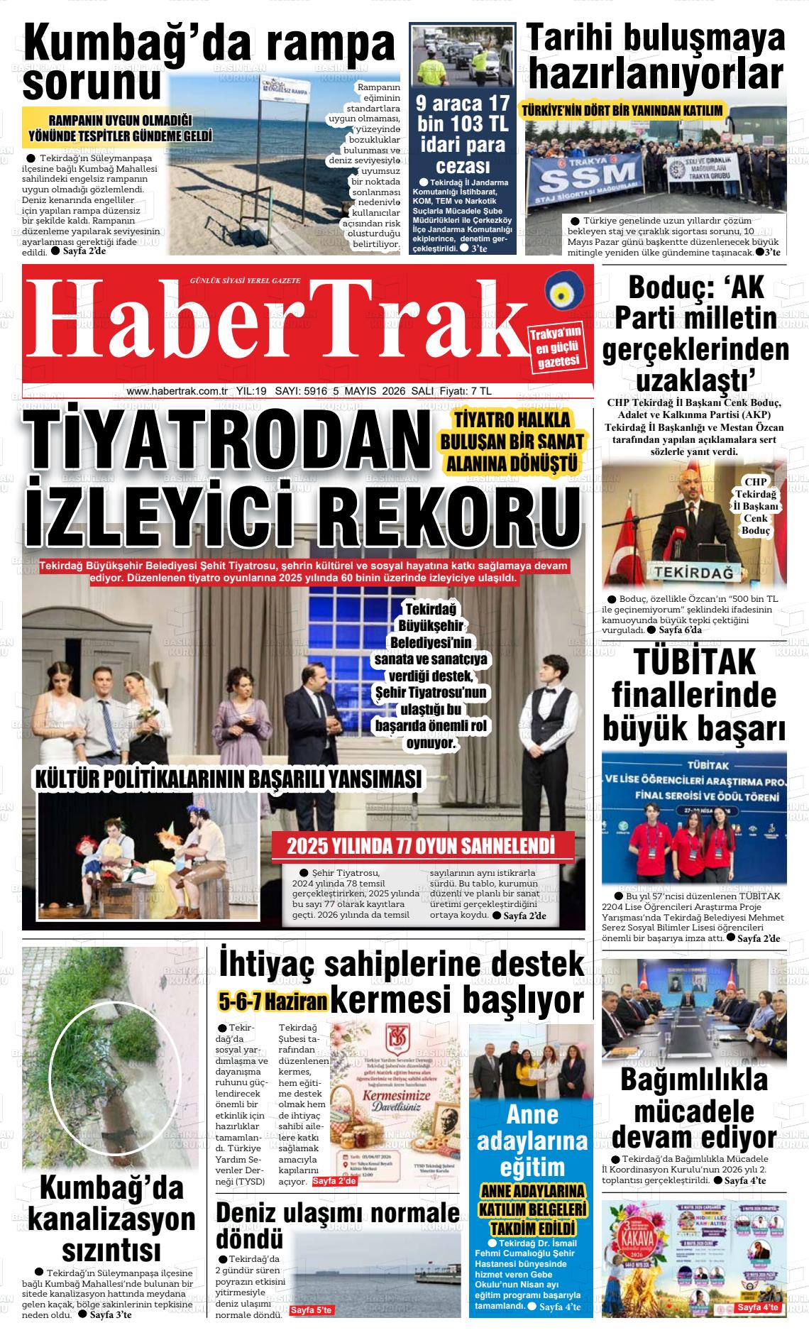Tekirdag Habertrak 05.05.2026