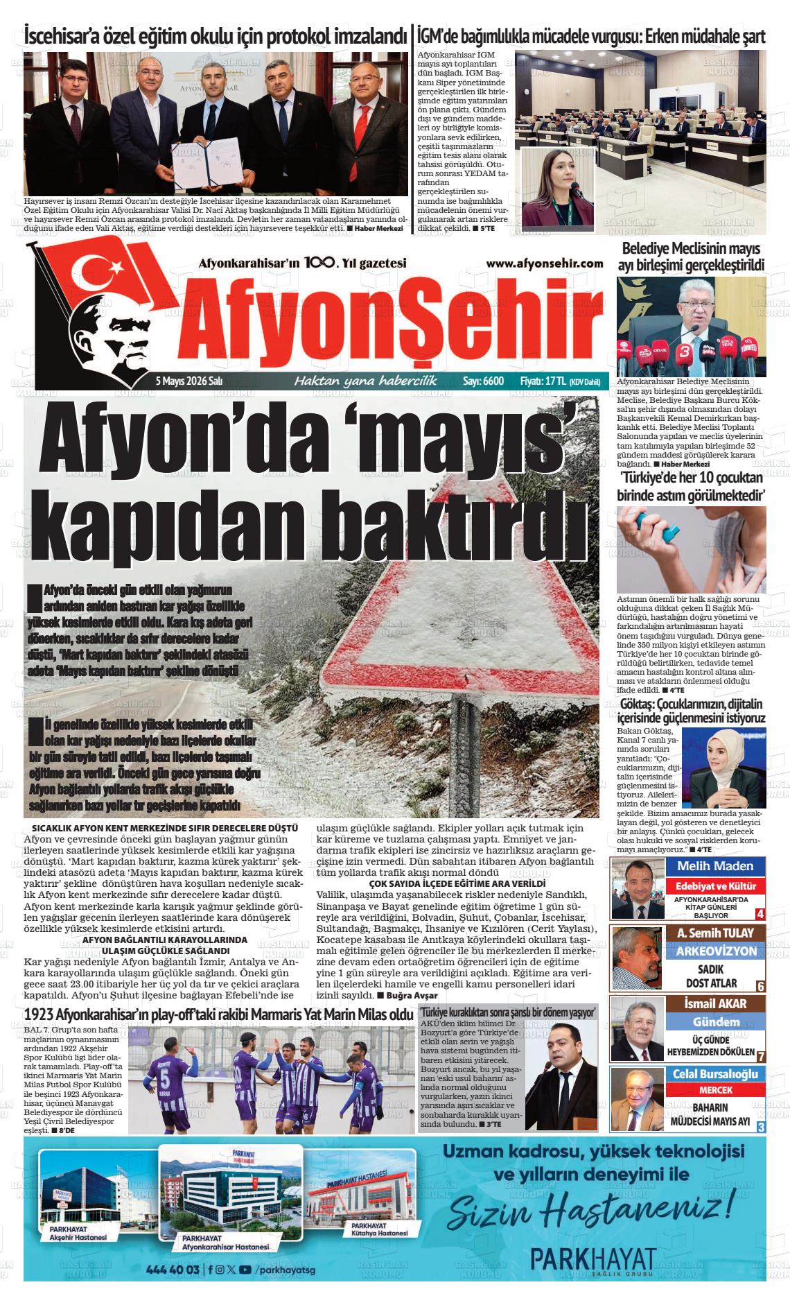 Afyonkarahisar Hisar 05.05.2026