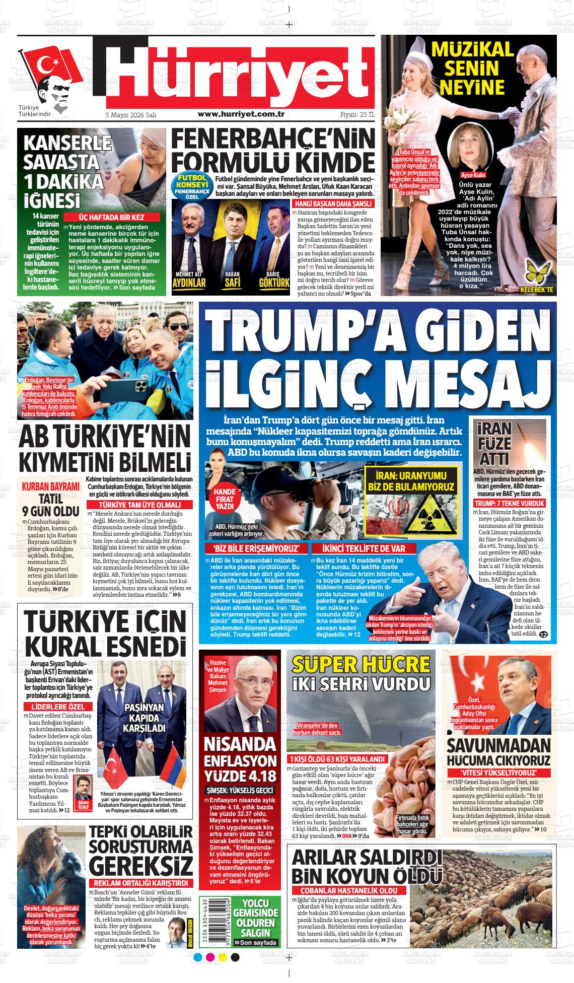 Hürriyet Gazetesi 05.05.2026