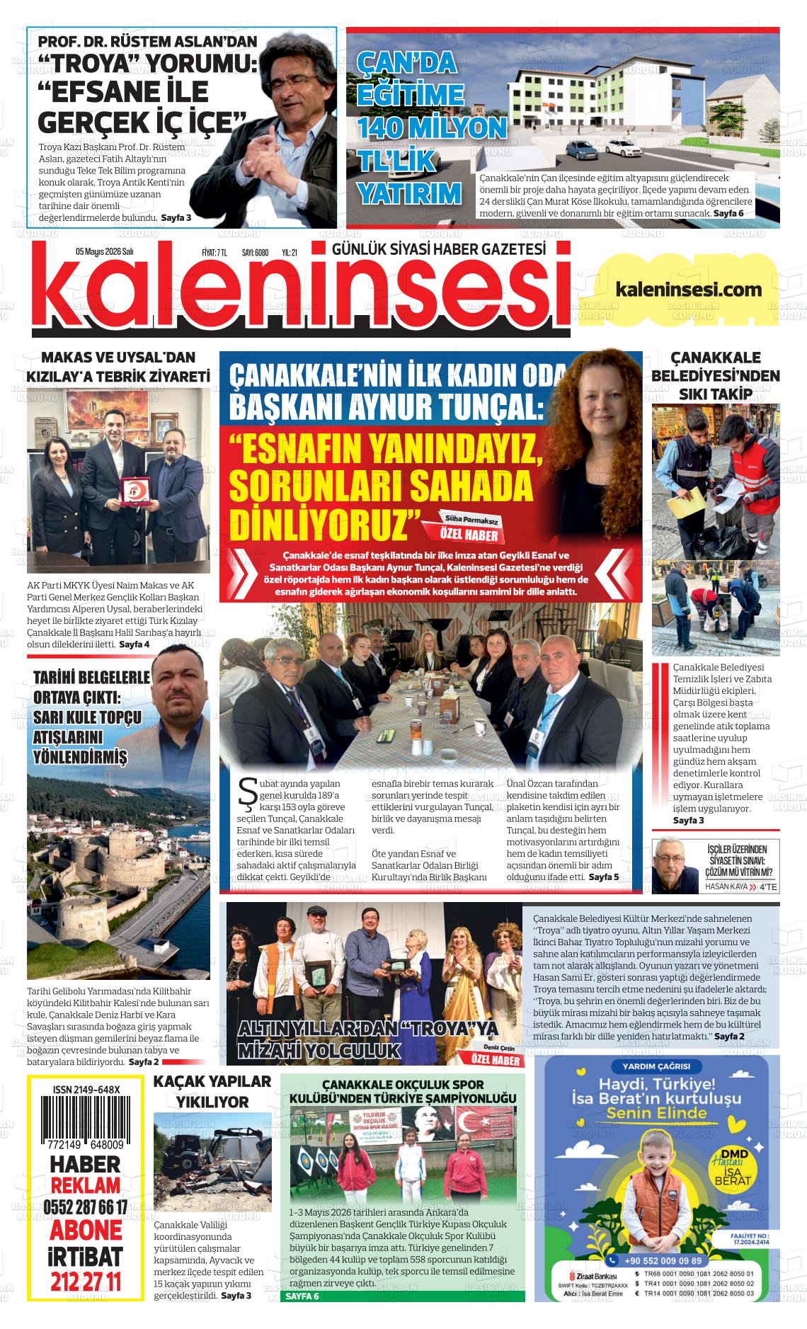 Canakkale Kaleninsesi 05.05.2026