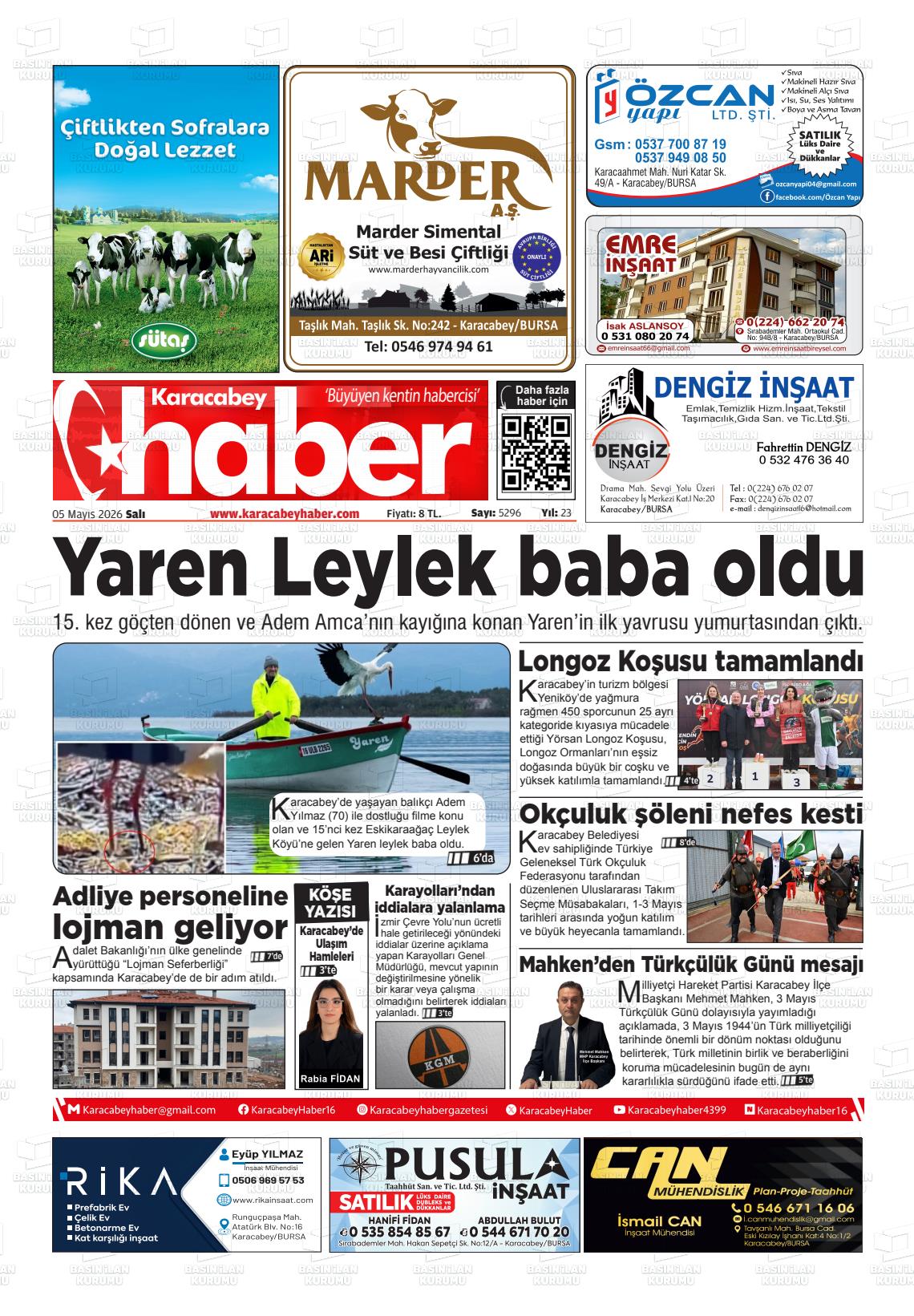Bursa Karacabeyhaber 05.05.2026