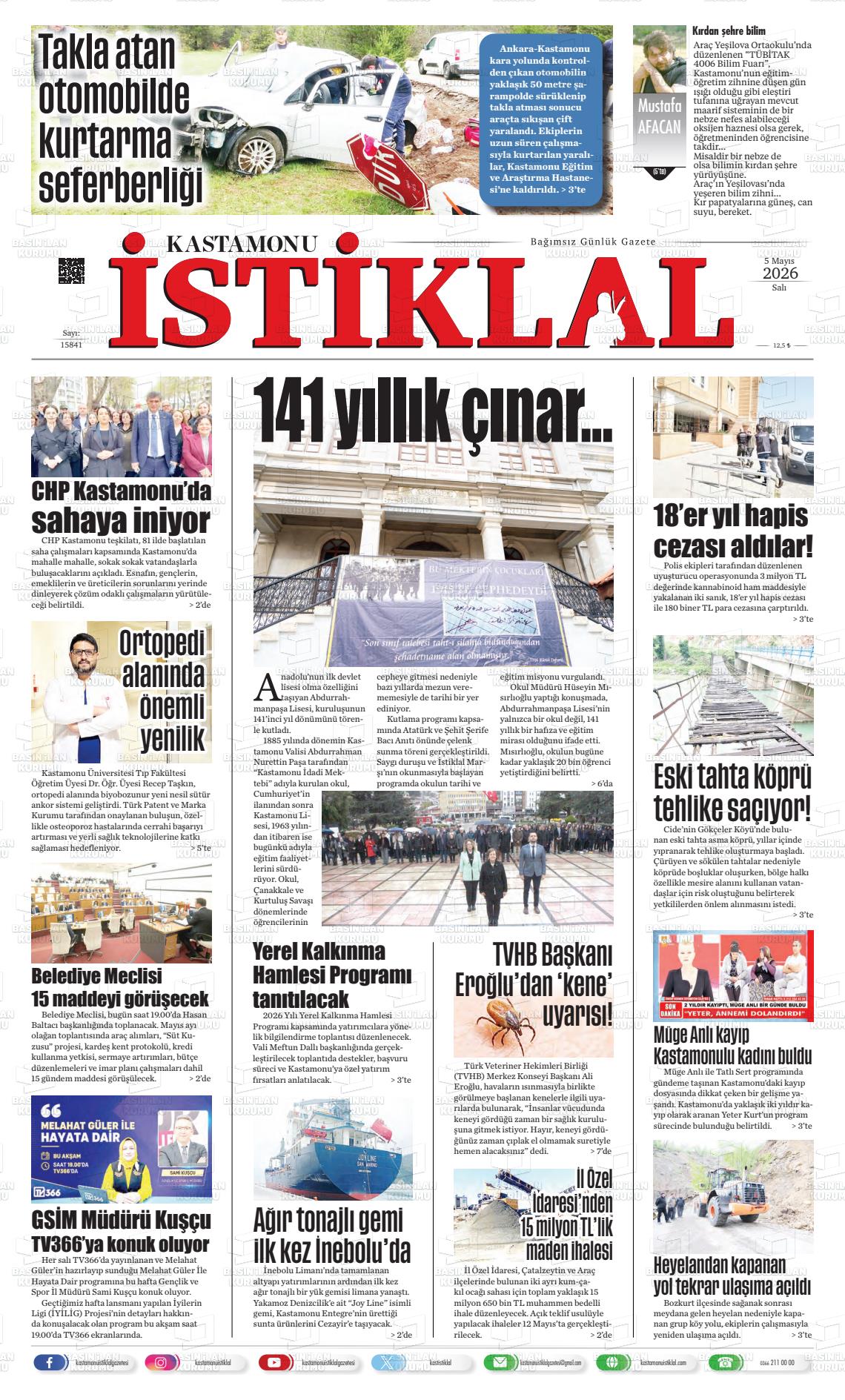 Kastamonu 05.05.2026
