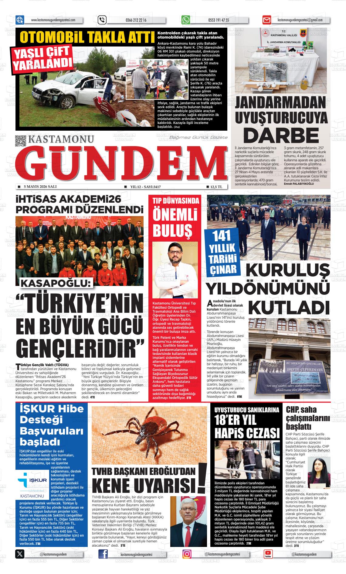 Kastamonu Gundem 05.05.2026