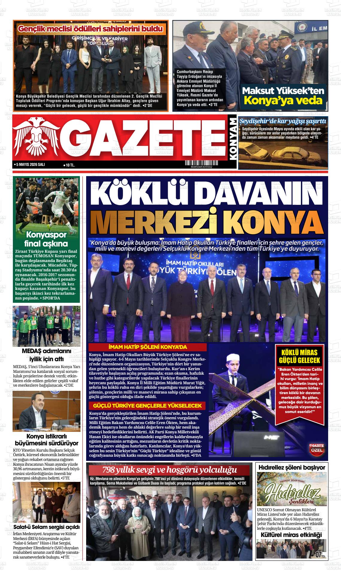Konya Yenigun 05.05.2026
