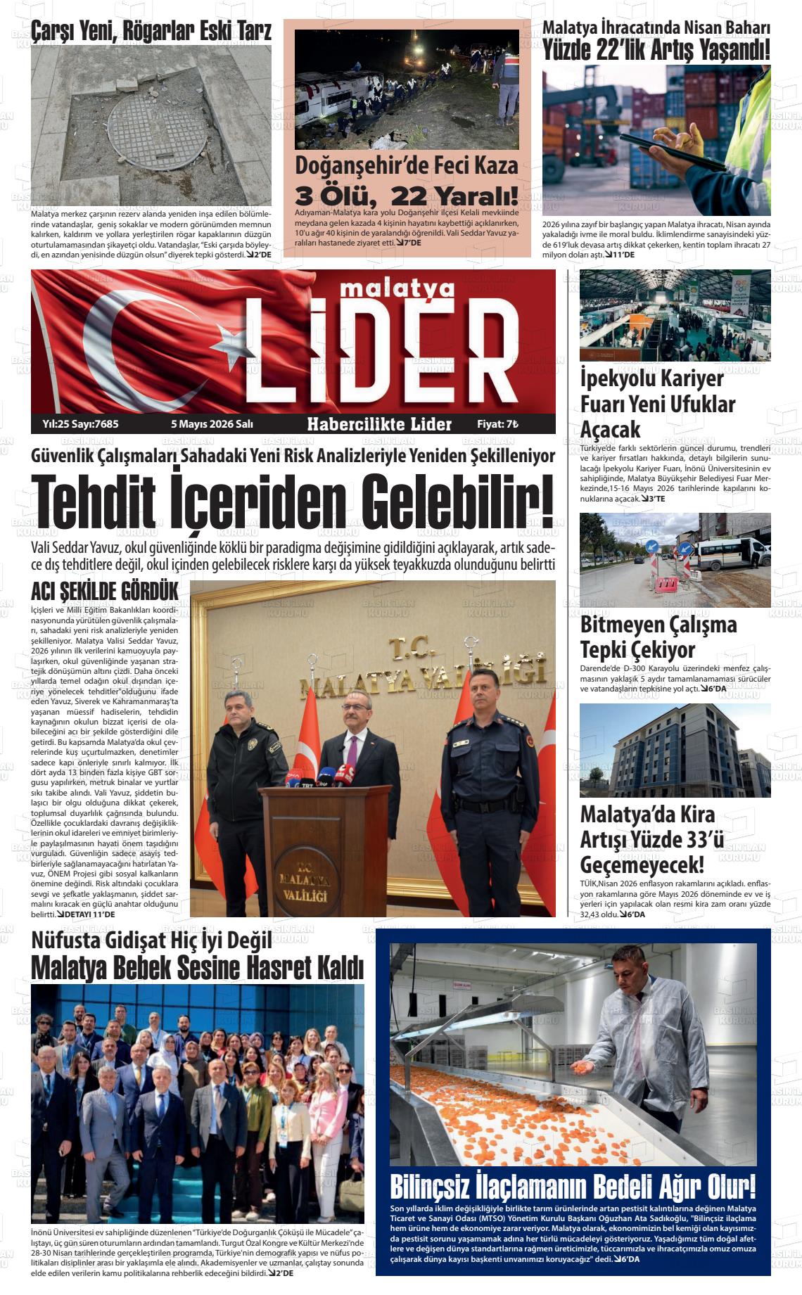 Malatya Sonsoz 05.05.2026