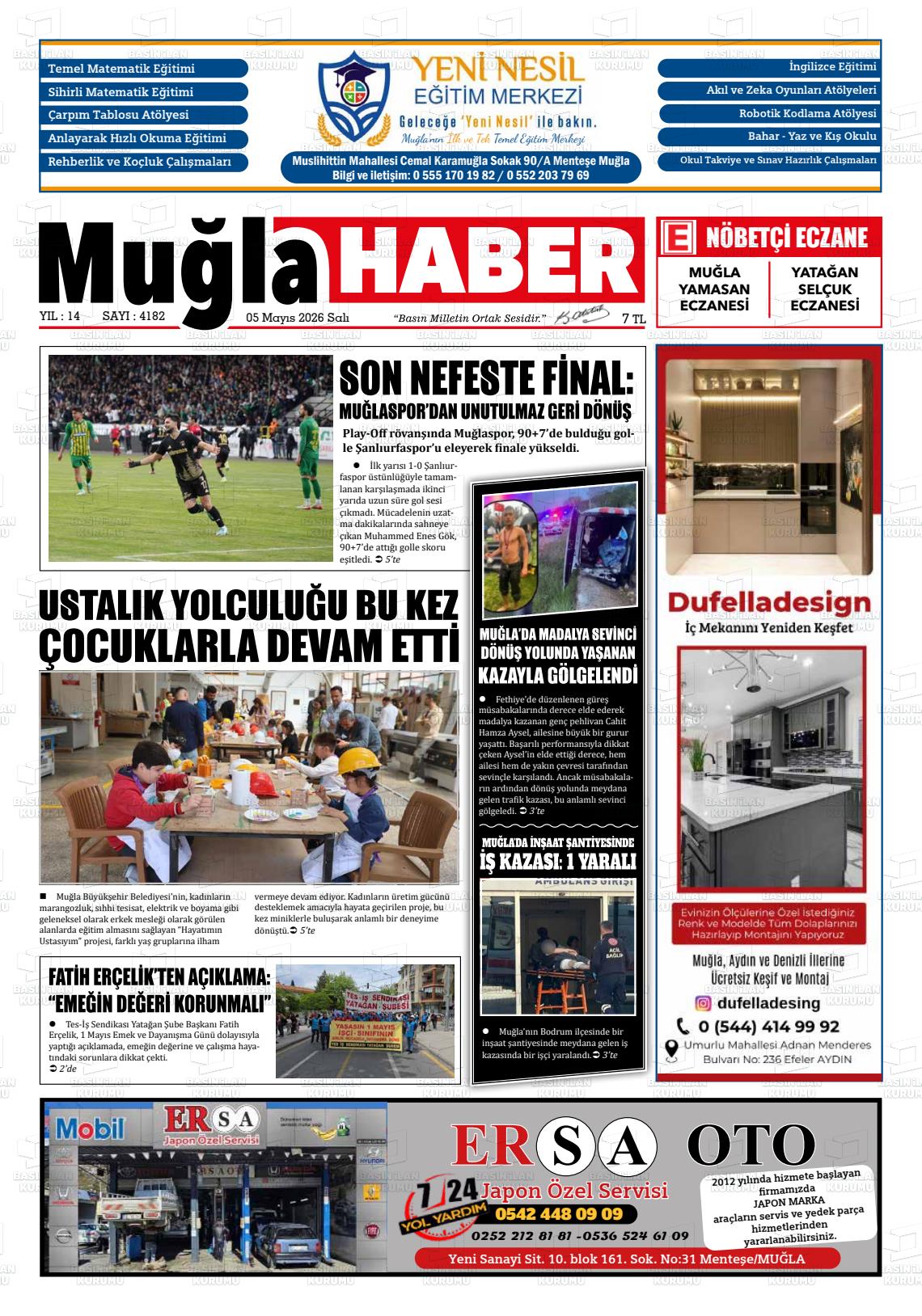 Mugla Haber 05.05.2026