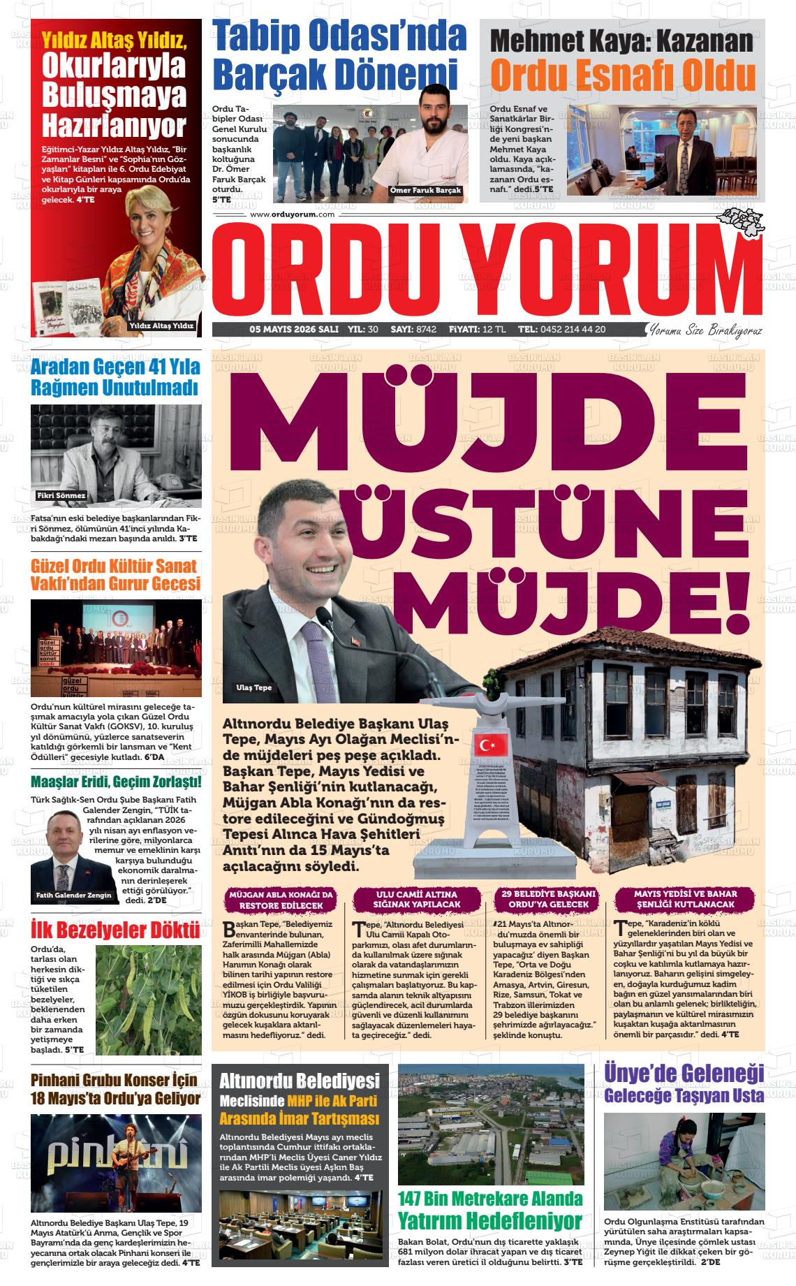 Ordu Yorum 05.05.2026