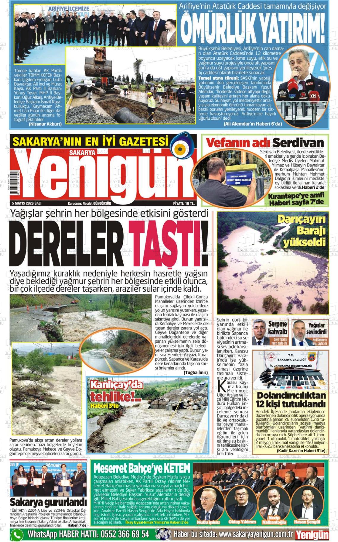 Sakarya Yenigun 05.05.2026