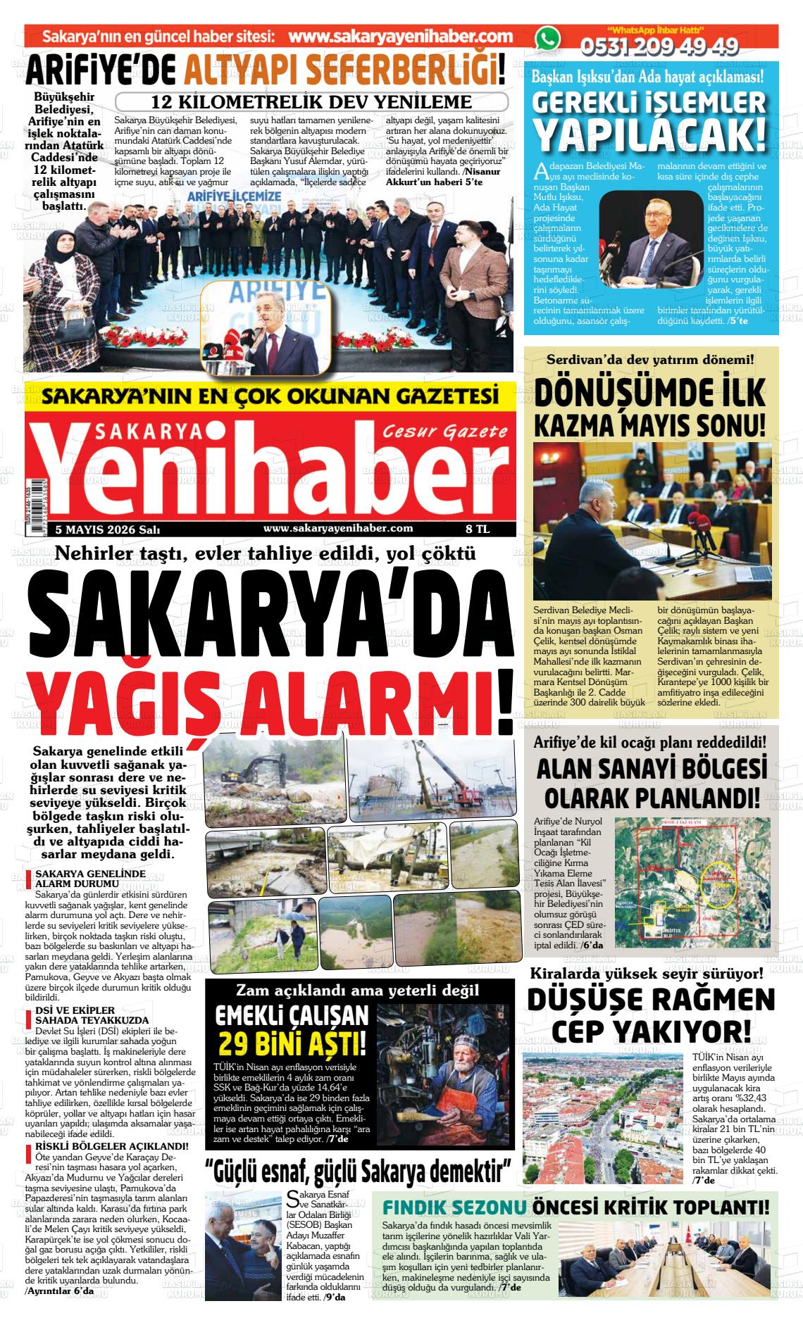 Sakarya Yenihaber 05.05.2026