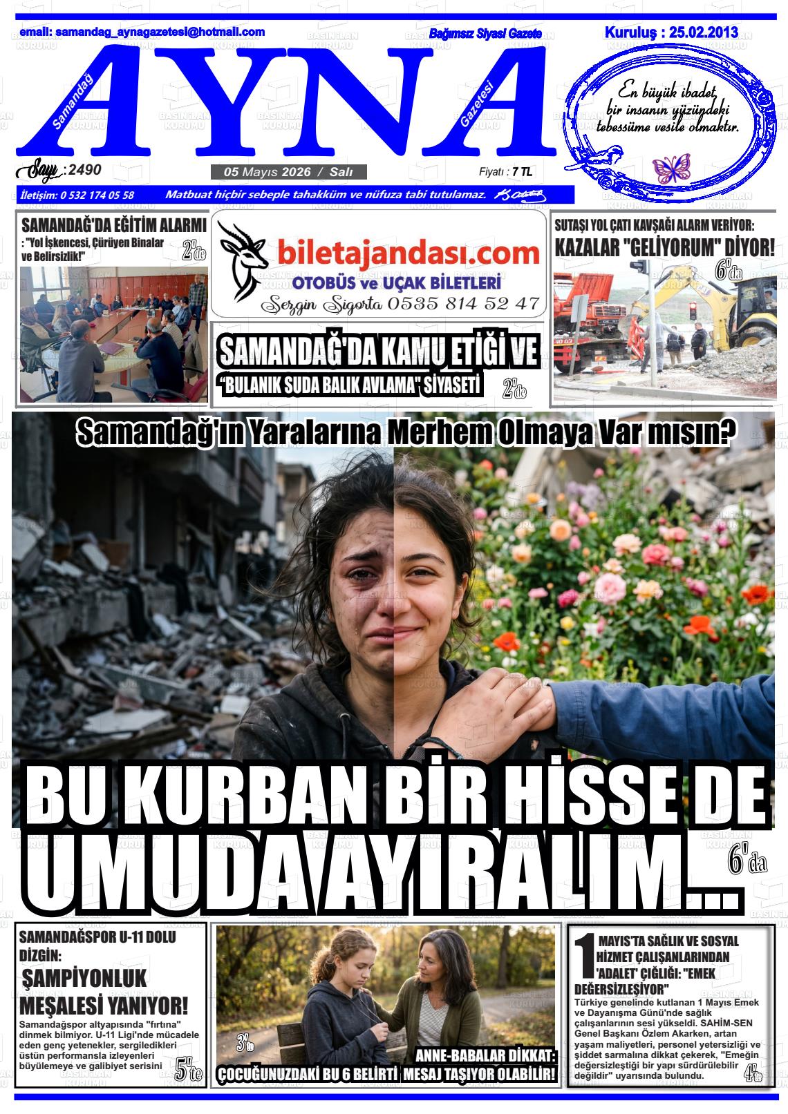 Hatay Samandagayna 05.05.2026
