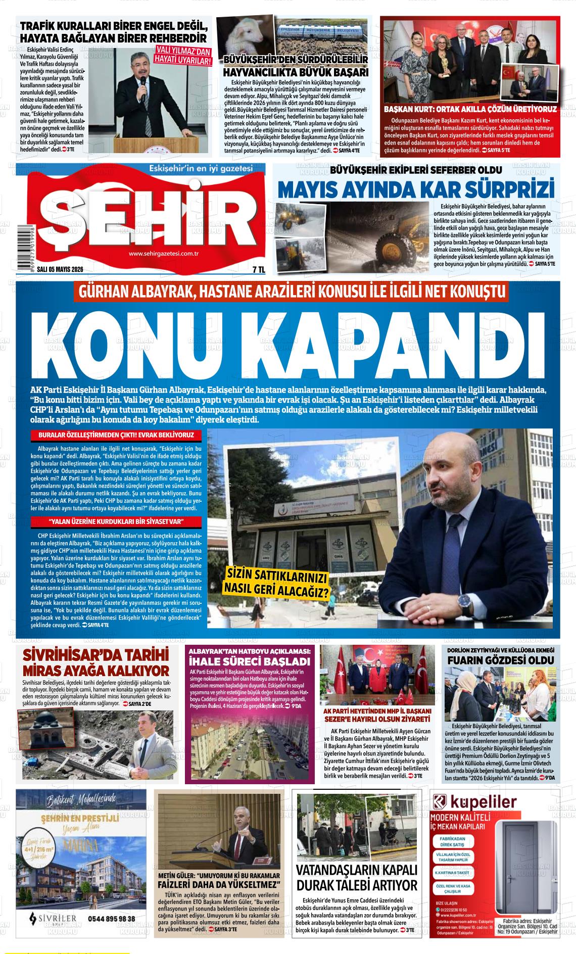 Eskisehir Sehir 05.05.2026