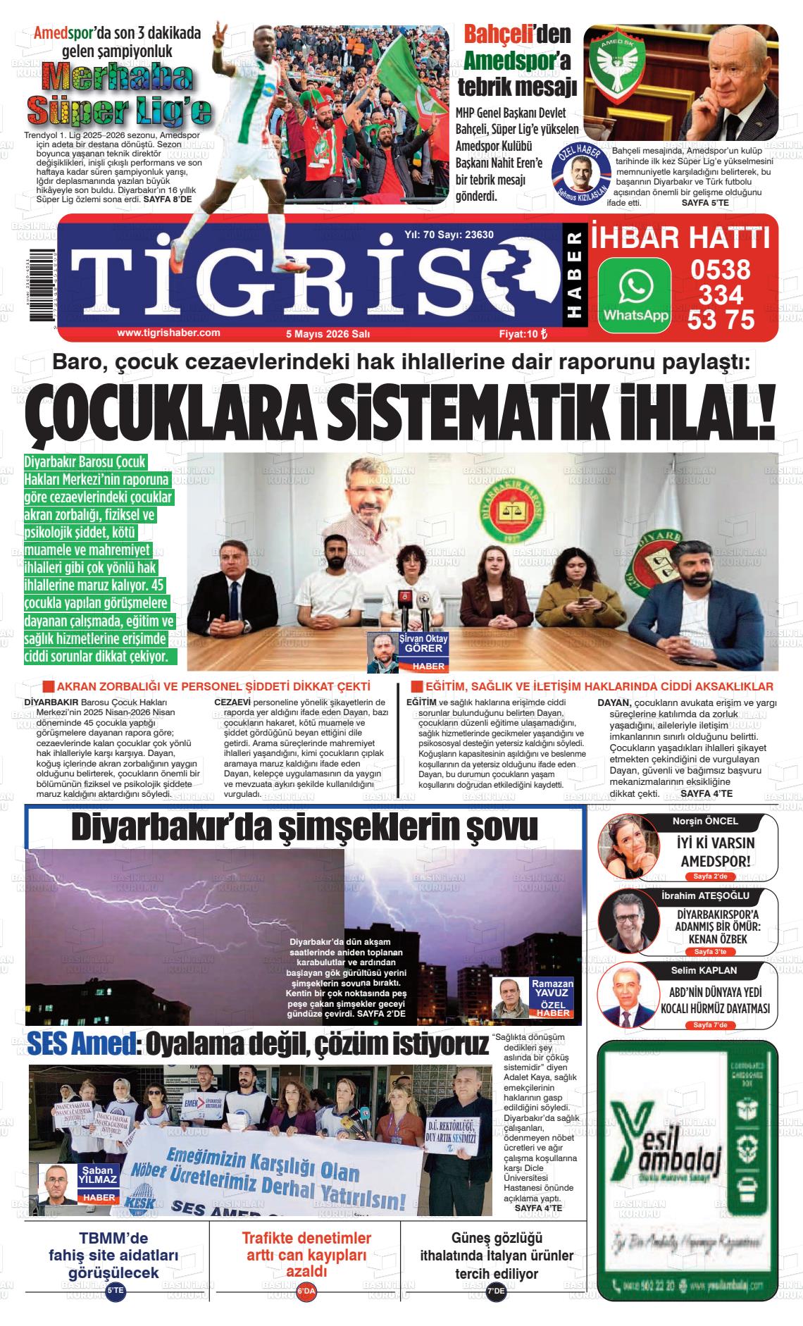 Diyarbakir Tirgis 05.05.2026
