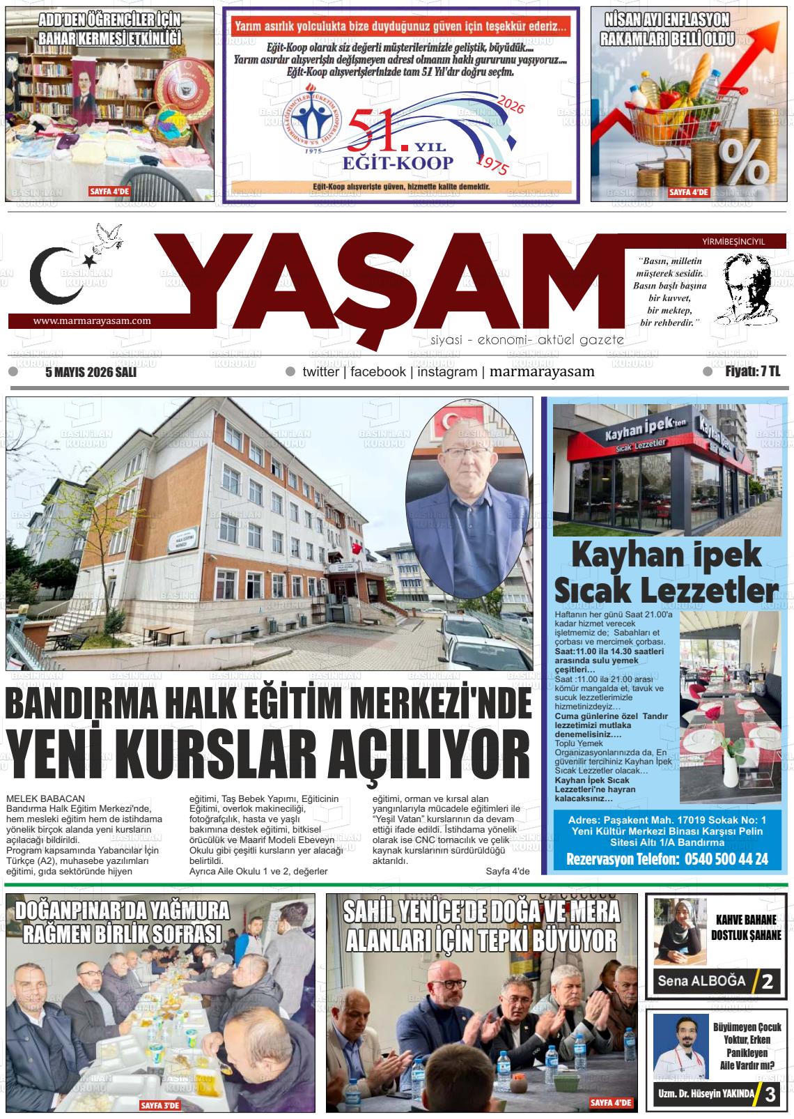 Canakkale Yasam 05.05.2026