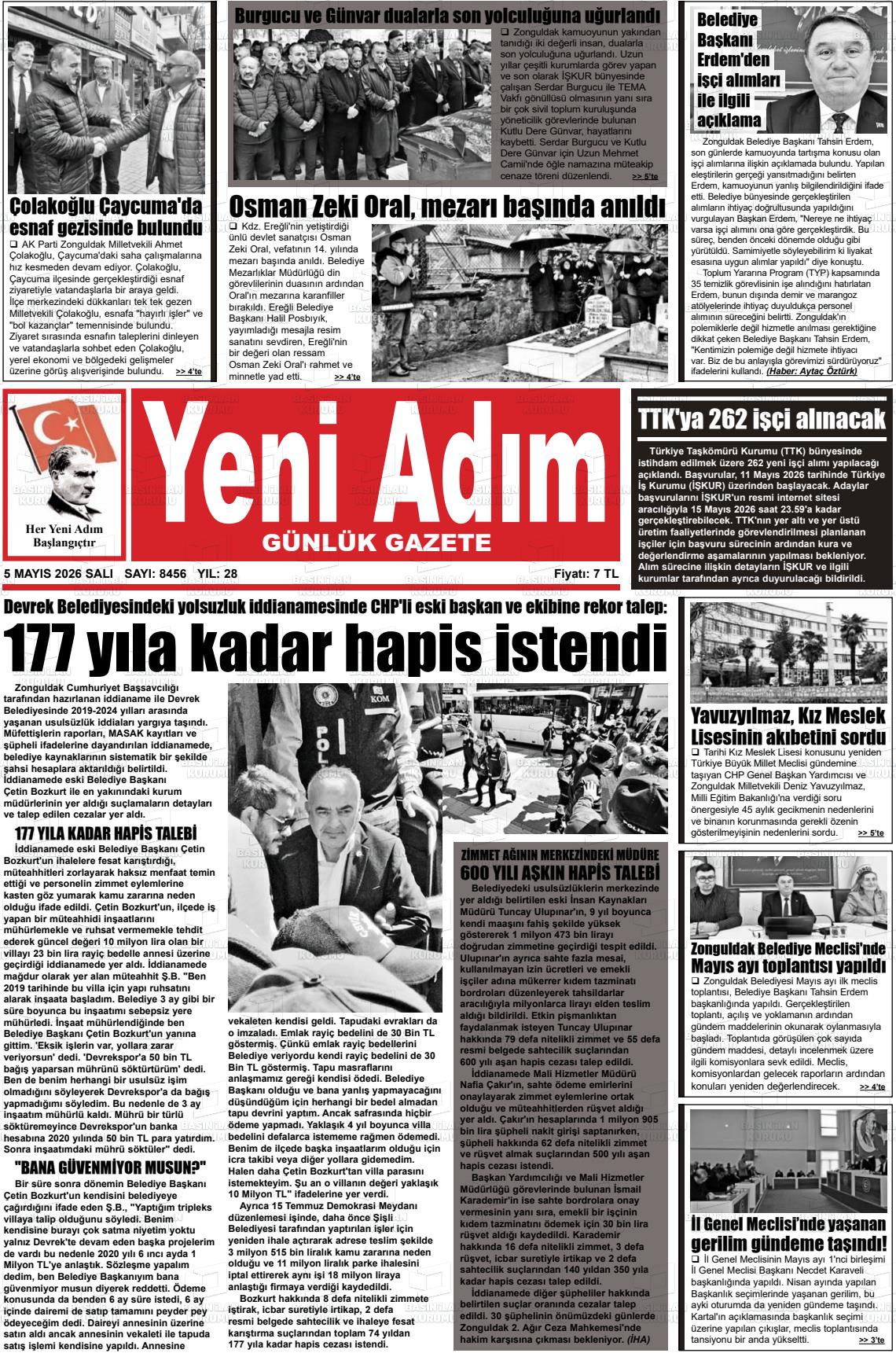 Zonguldak Yeniadim 05.05.2026
